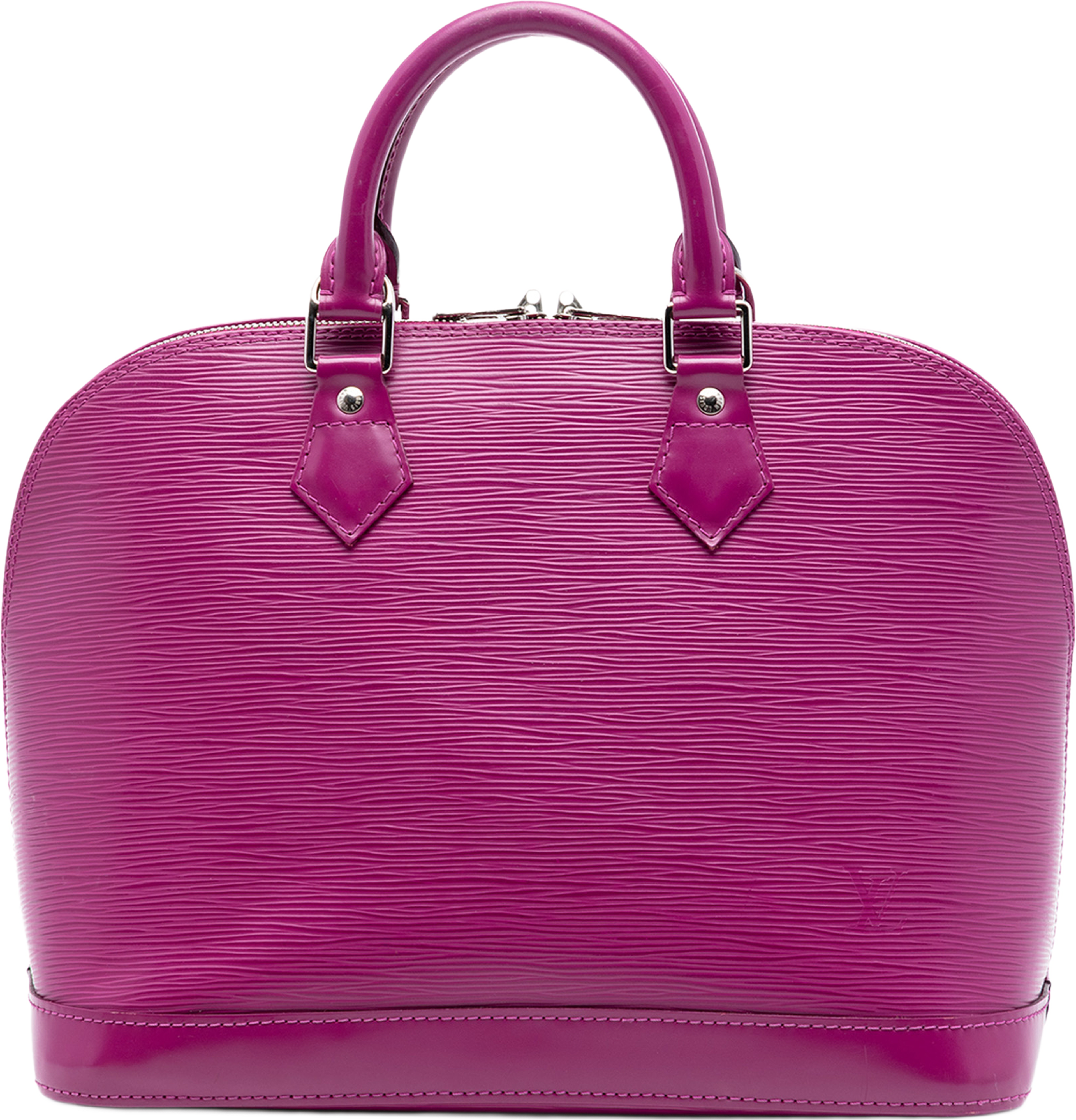 Louis Vuitton Epi Alma Pm, från Luxclusif, i färgen magenta. Klicka för att öppna bilden i stort format