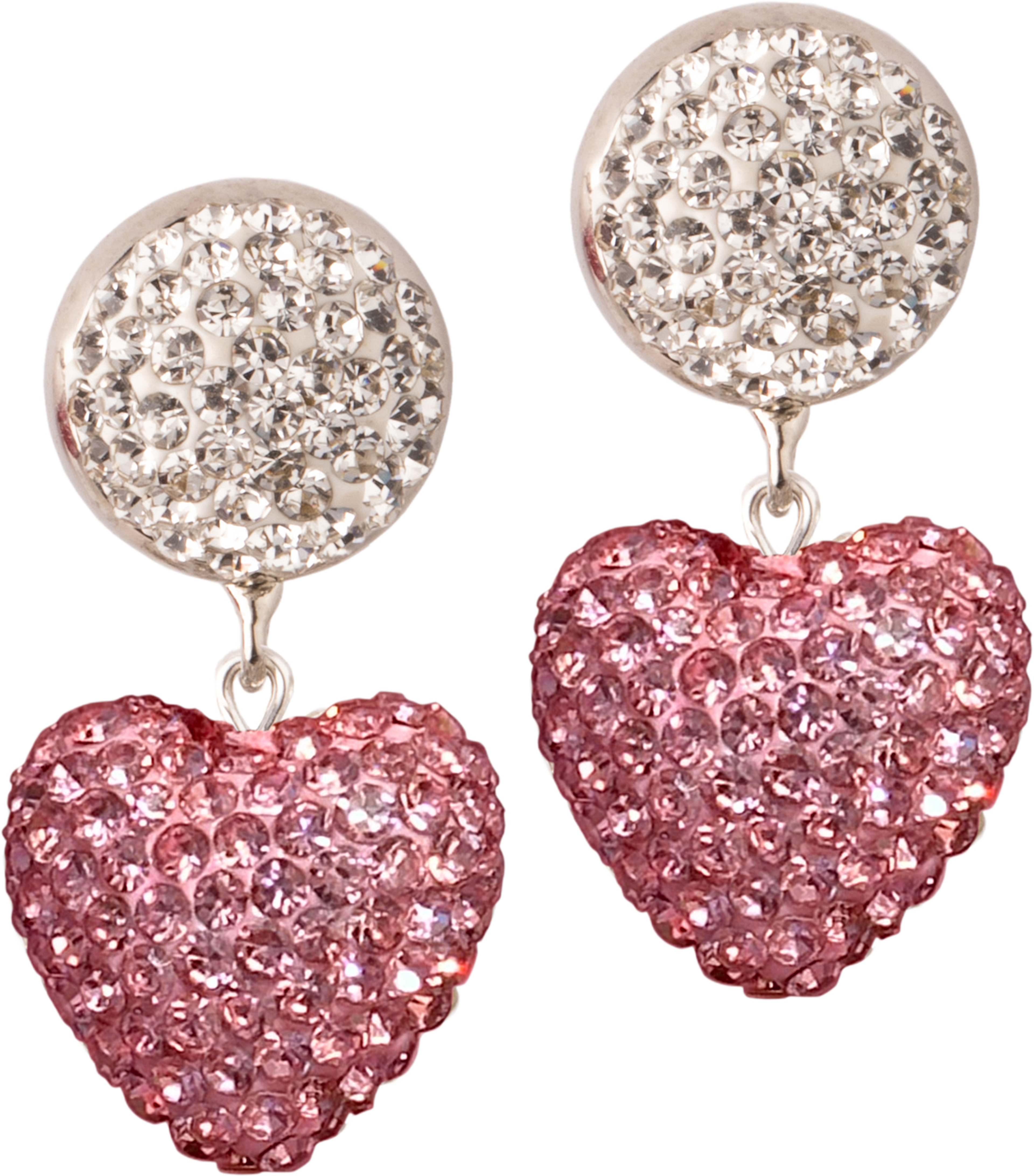 Rhine Heart Örhänge, från pfgSTOCKHOLM, i färgen pink. Klicka för att öppna bilden i stort format