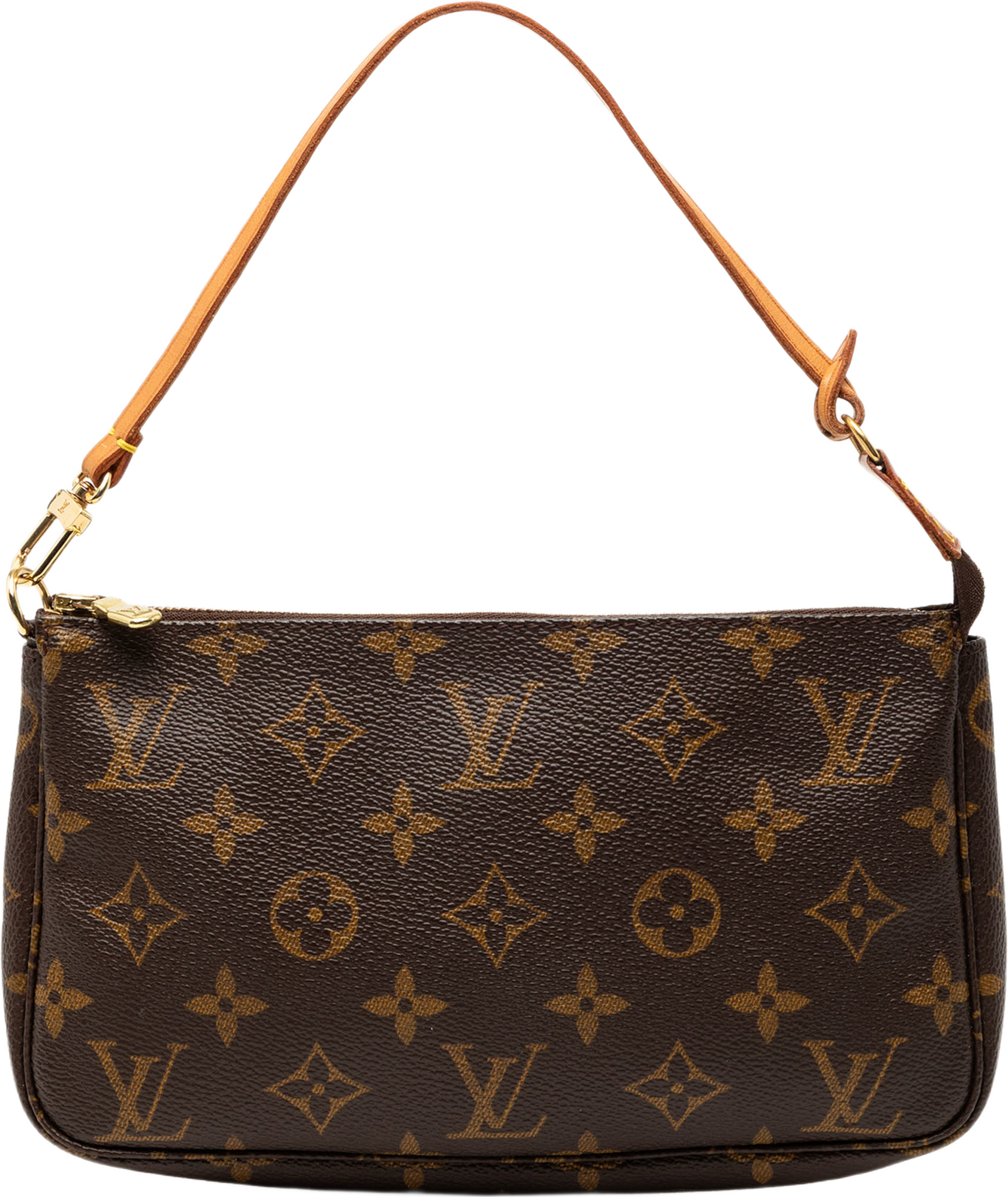Louis Vuitton Monogram Pochette Accessoires, från Luxclusif, i färgen brown. Klicka för att öppna bilden i stort format