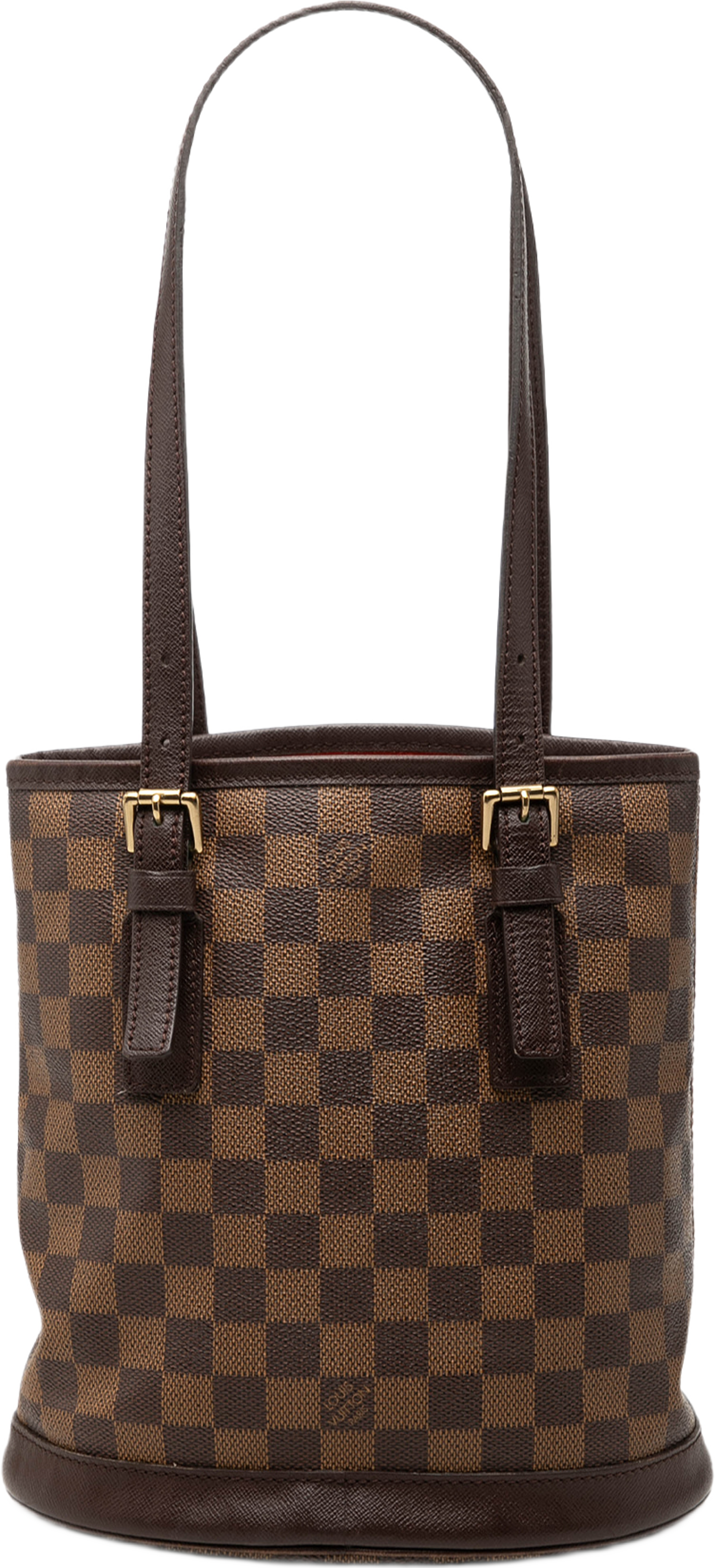 Louis Vuitton Damier Ebene Marais, från Luxclusif, i färgen brun. Klicka för att öppna bilden i stort format