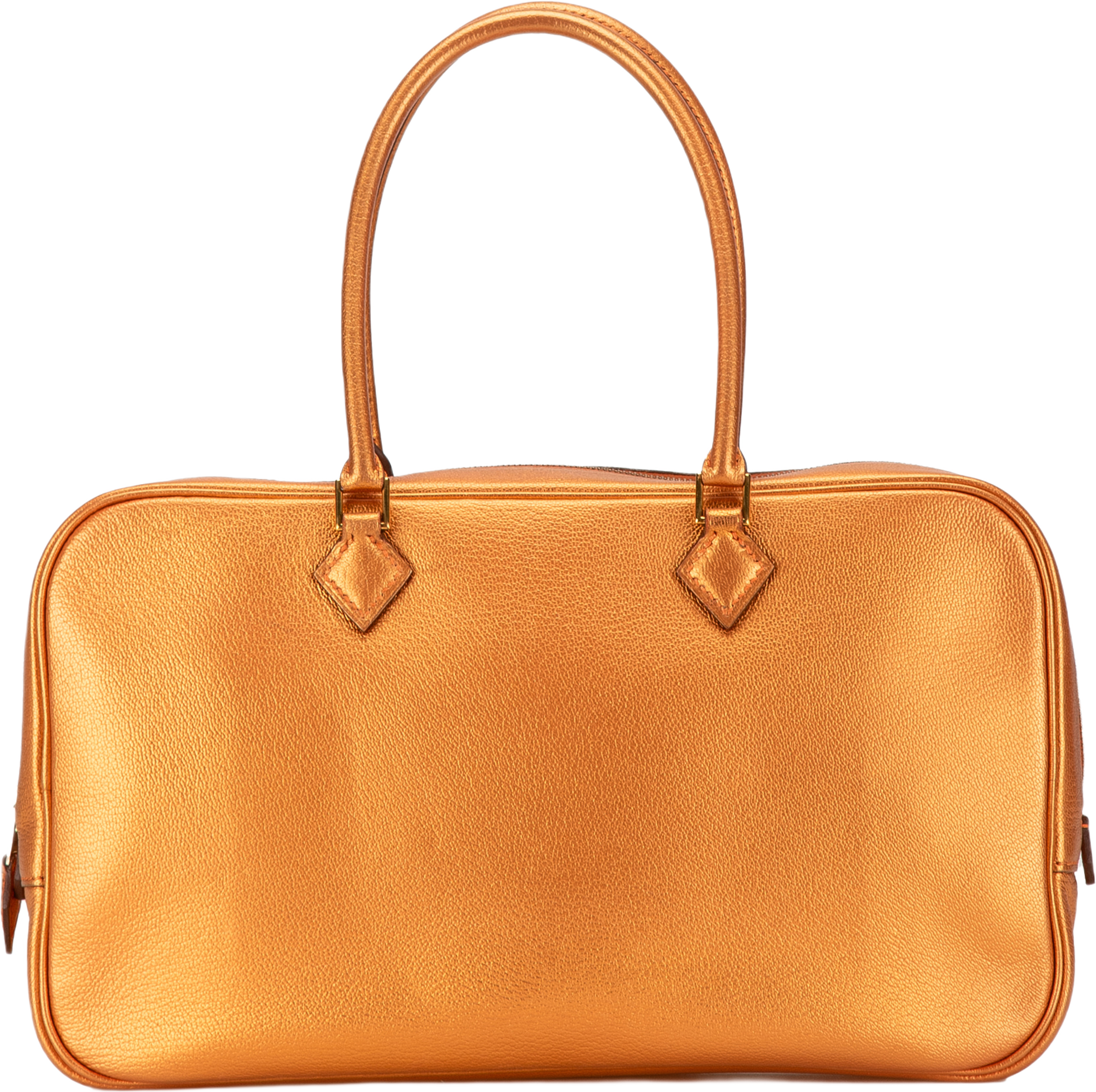 Hermès Metallic Chevre Coromandel Plume Elan 28