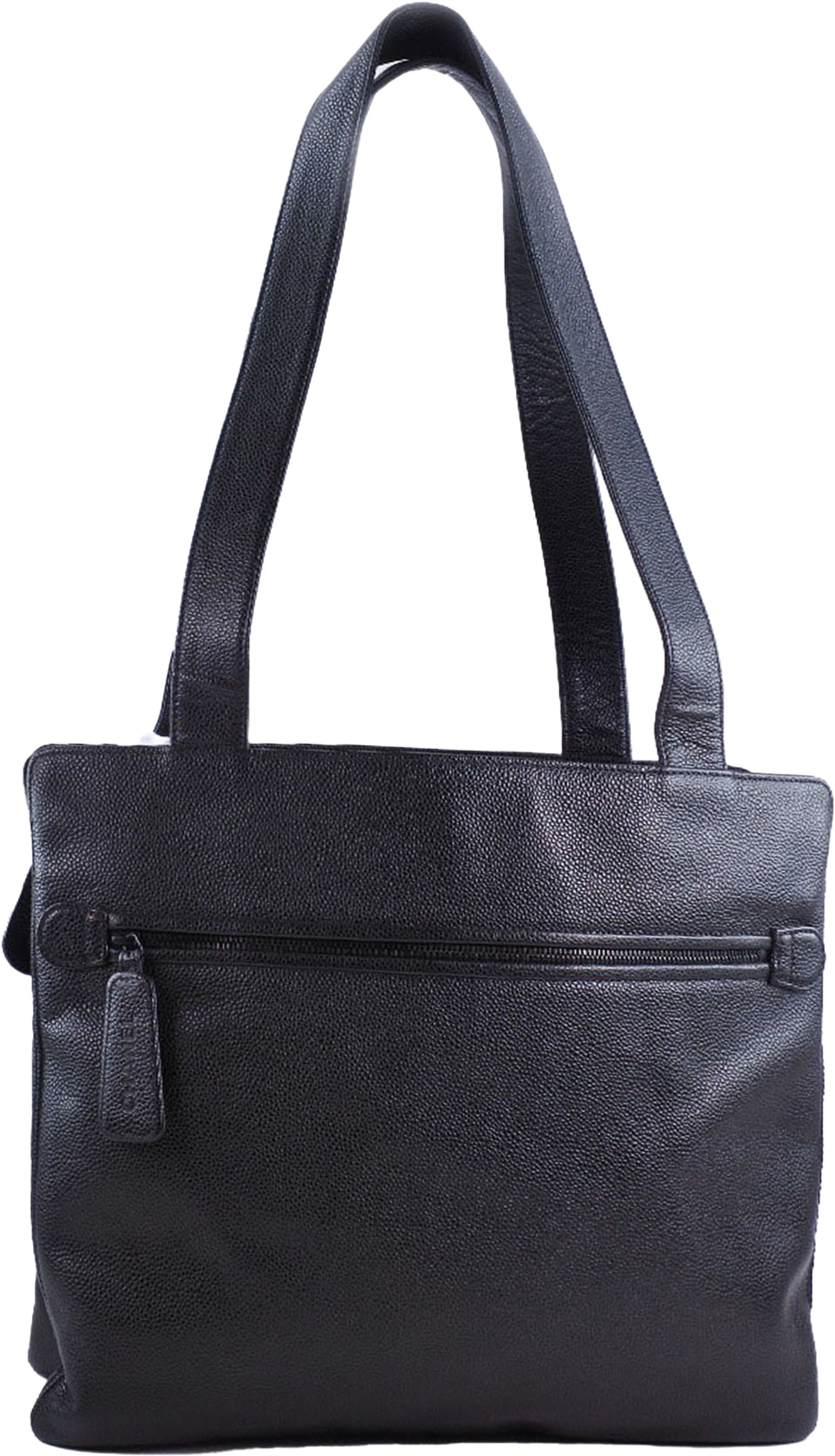 Chanel Cc Caviar Tote, från Luxclusif, i färgen black. Klicka för att öppna bilden i stort format