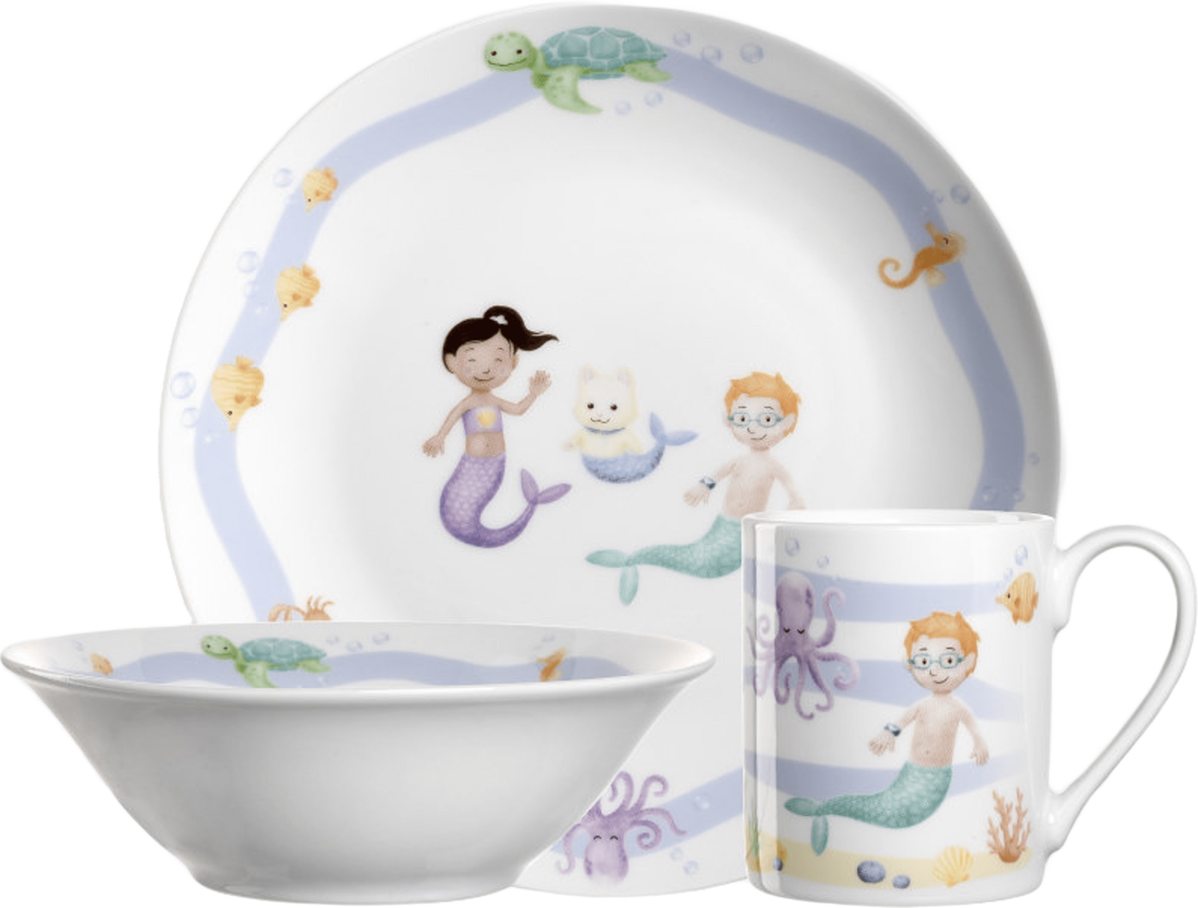 Bambini Avventura Barnservis 3 Delar