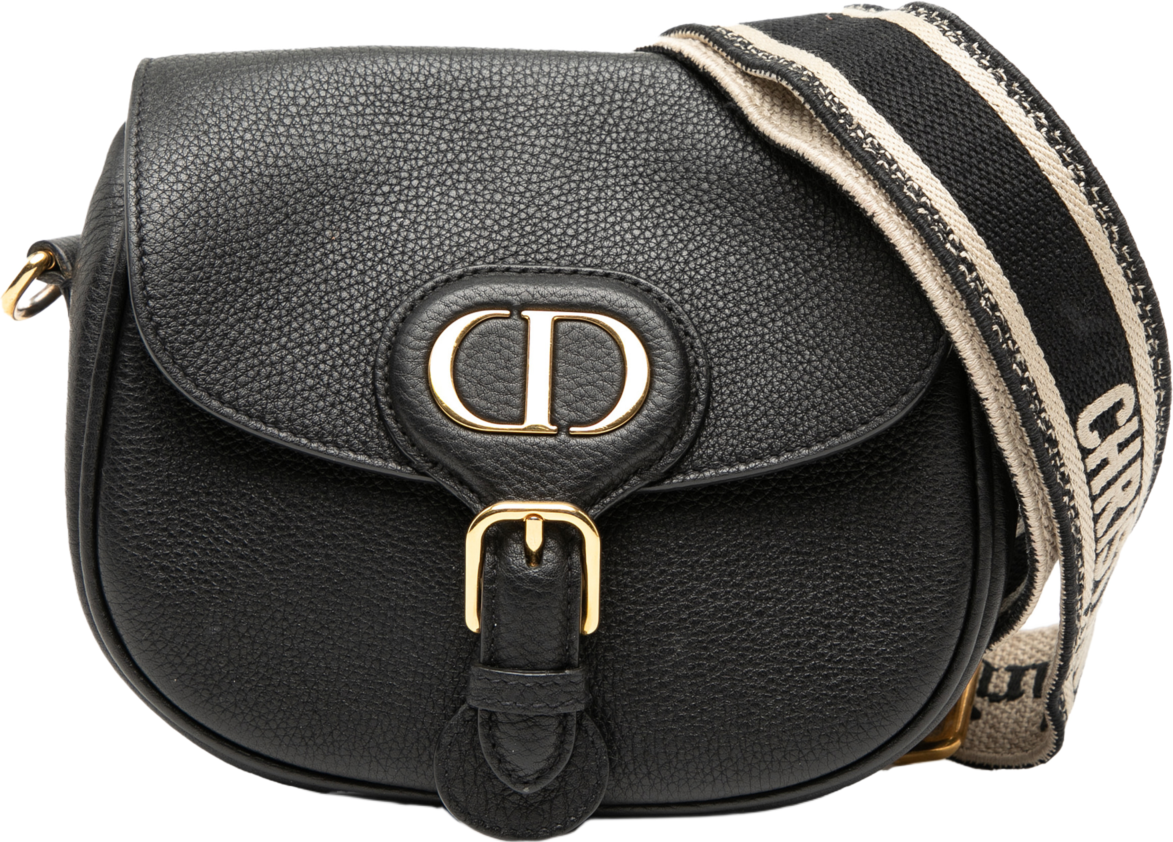Dior Small Grained Calfskin Bobby Crossbody, från Luxclusif, i färgen black. Klicka för att öppna bilden i stort format