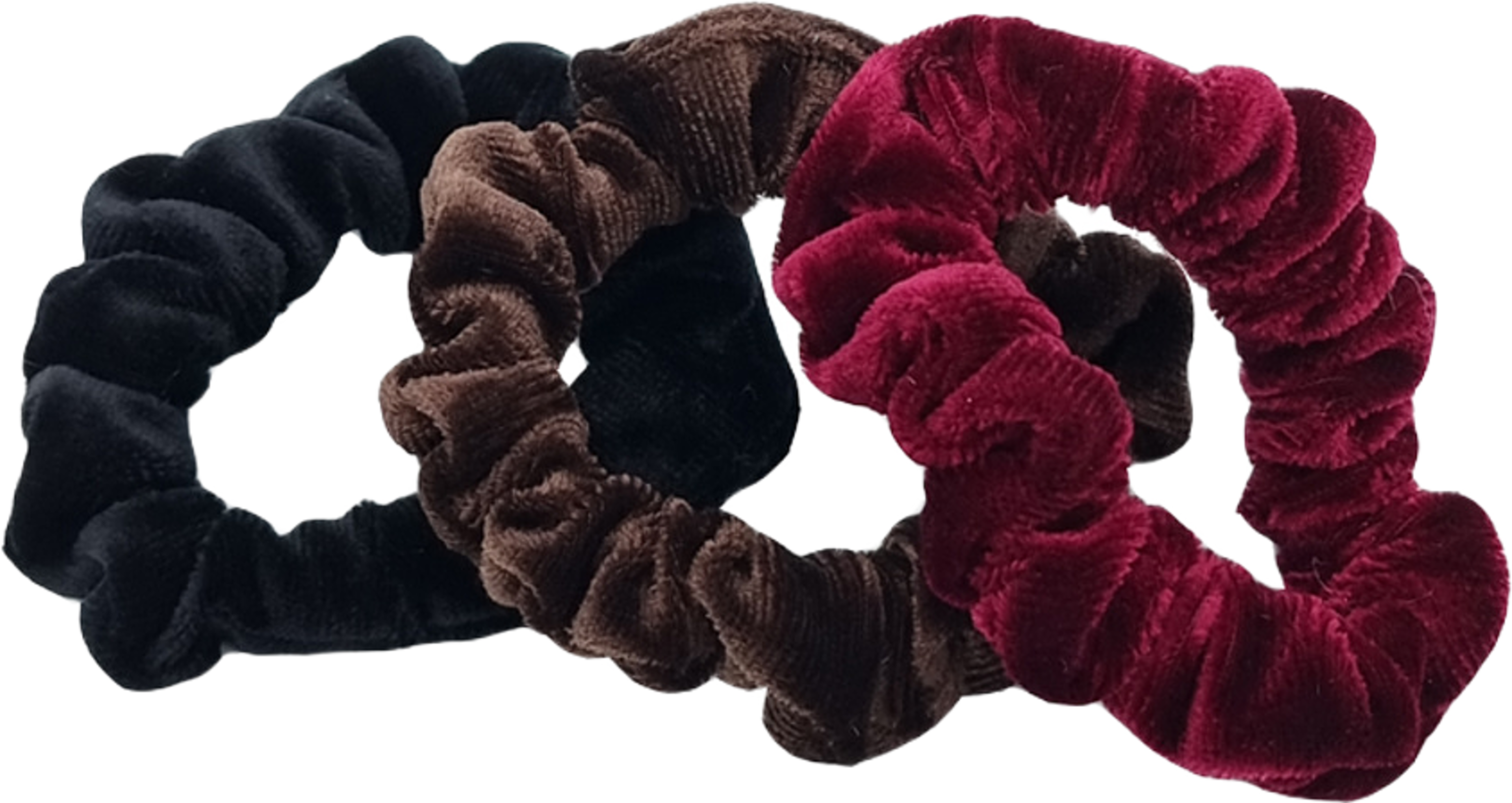 3-pack Mini Sammets-scrunchies