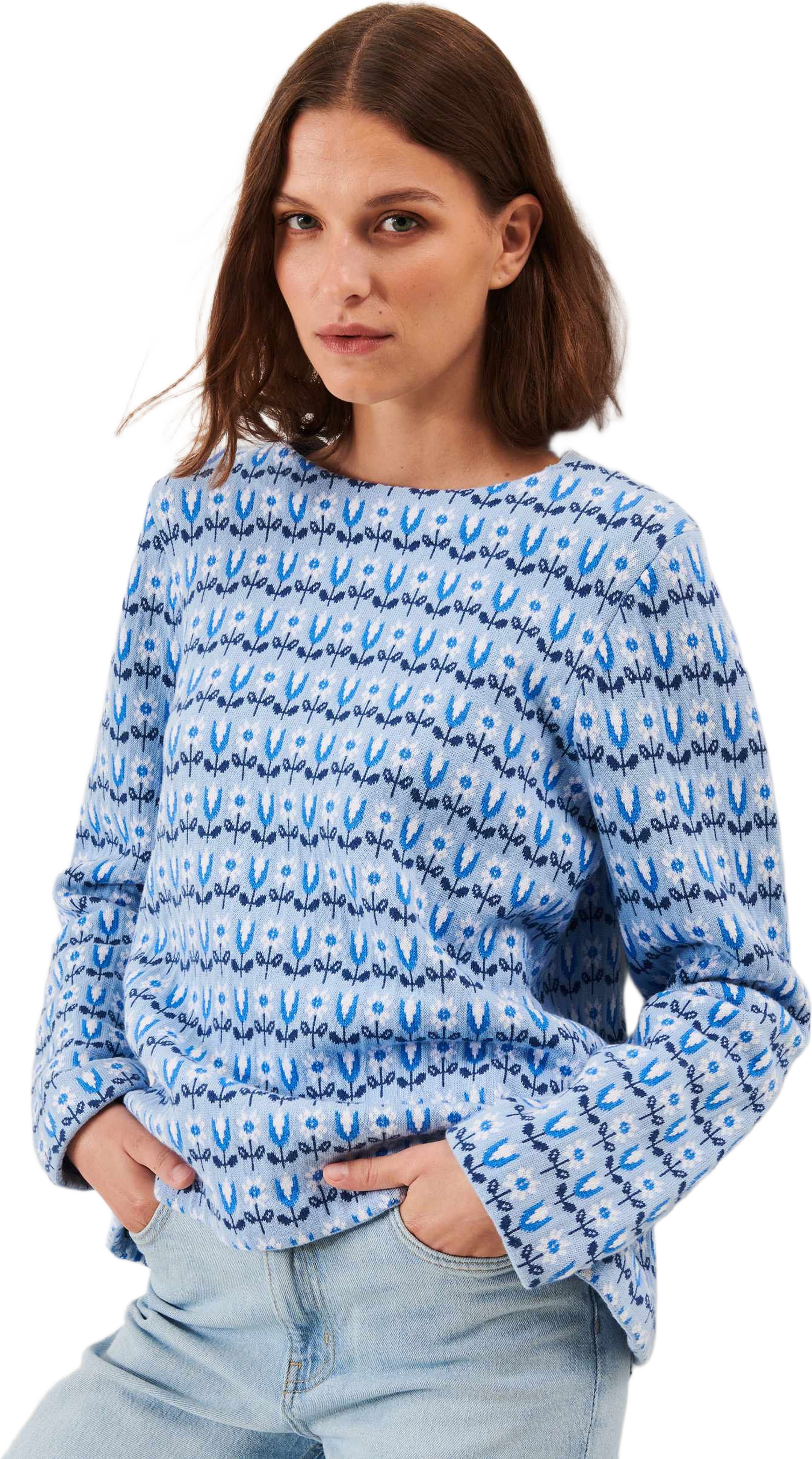 Tulipe Jumper, från Jumperfabriken, i färgen blue. Klicka för att öppna bilden i stort format
