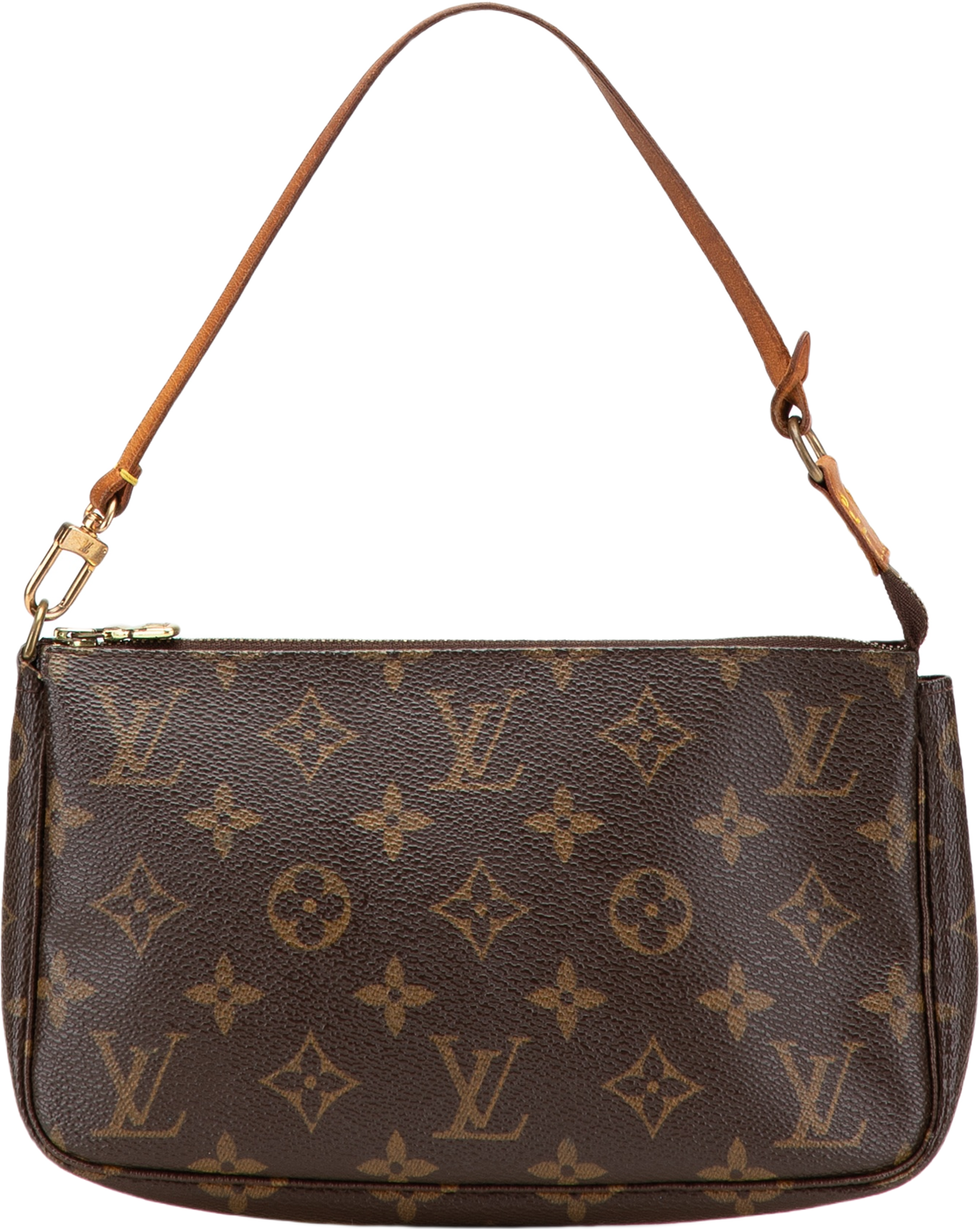 Louis Vuitton Monogram Pochette Accessoires, från Luxclusif, i färgen brown. Klicka för att öppna bilden i stort format