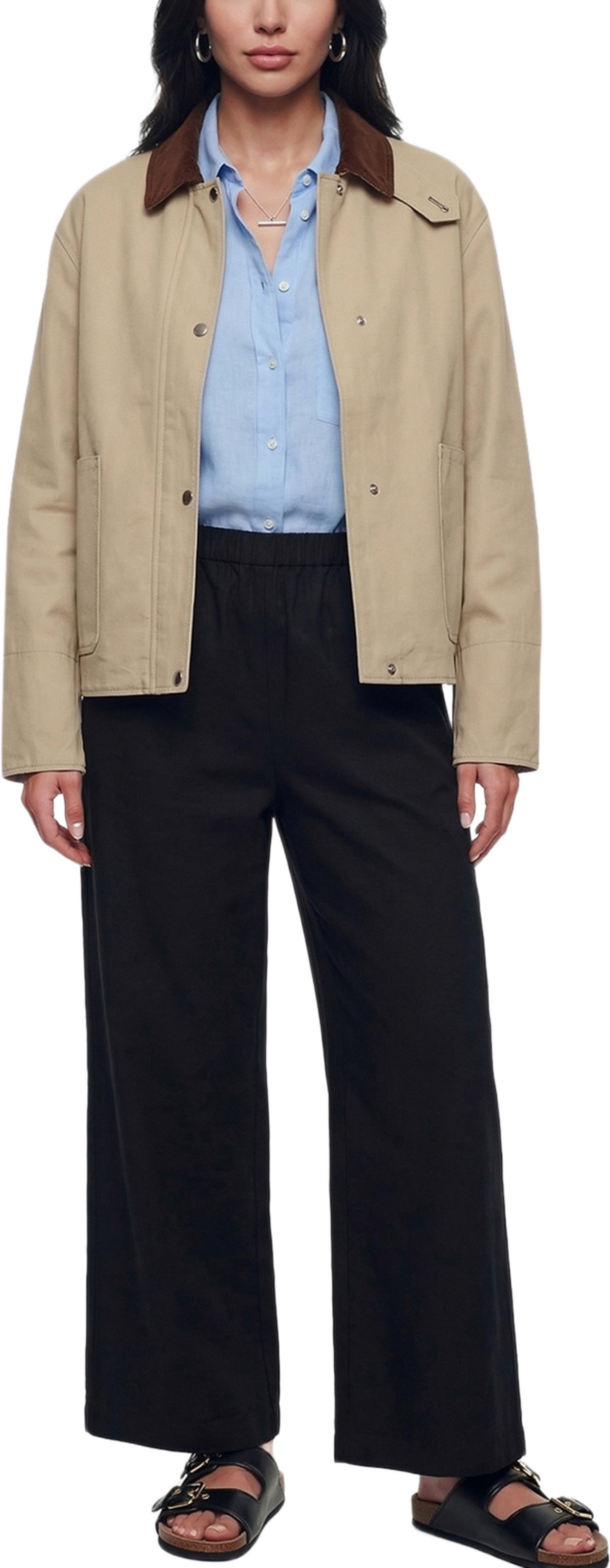 Cece Jacket, från ROCKANDBLUE, i färgen beige. Klicka för att öppna bilden i stort format