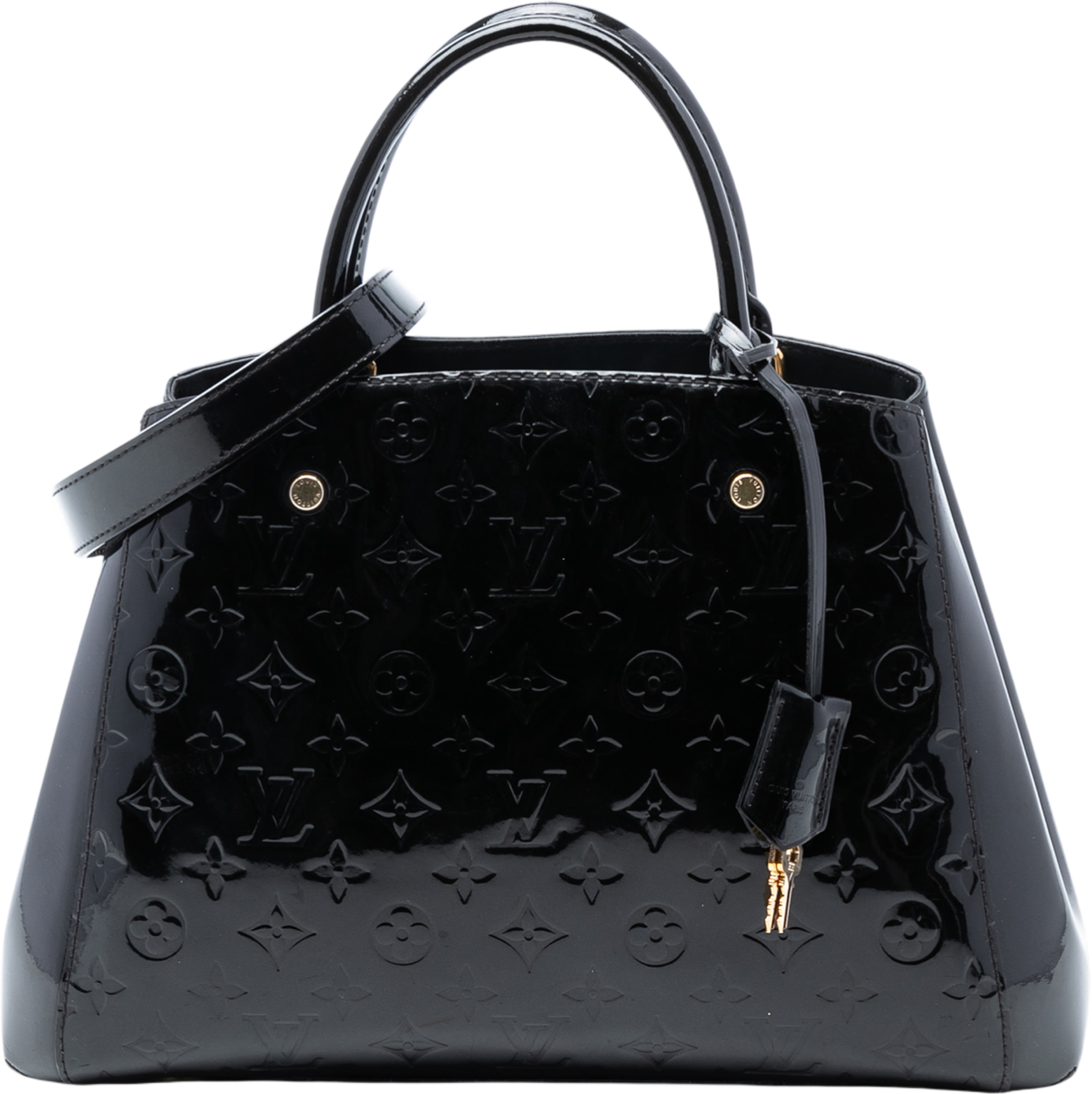 Louis Vuitton Monogram Vernis Montaigne Mm, från Luxclusif, i färgen black. Klicka för att öppna bilden i stort format