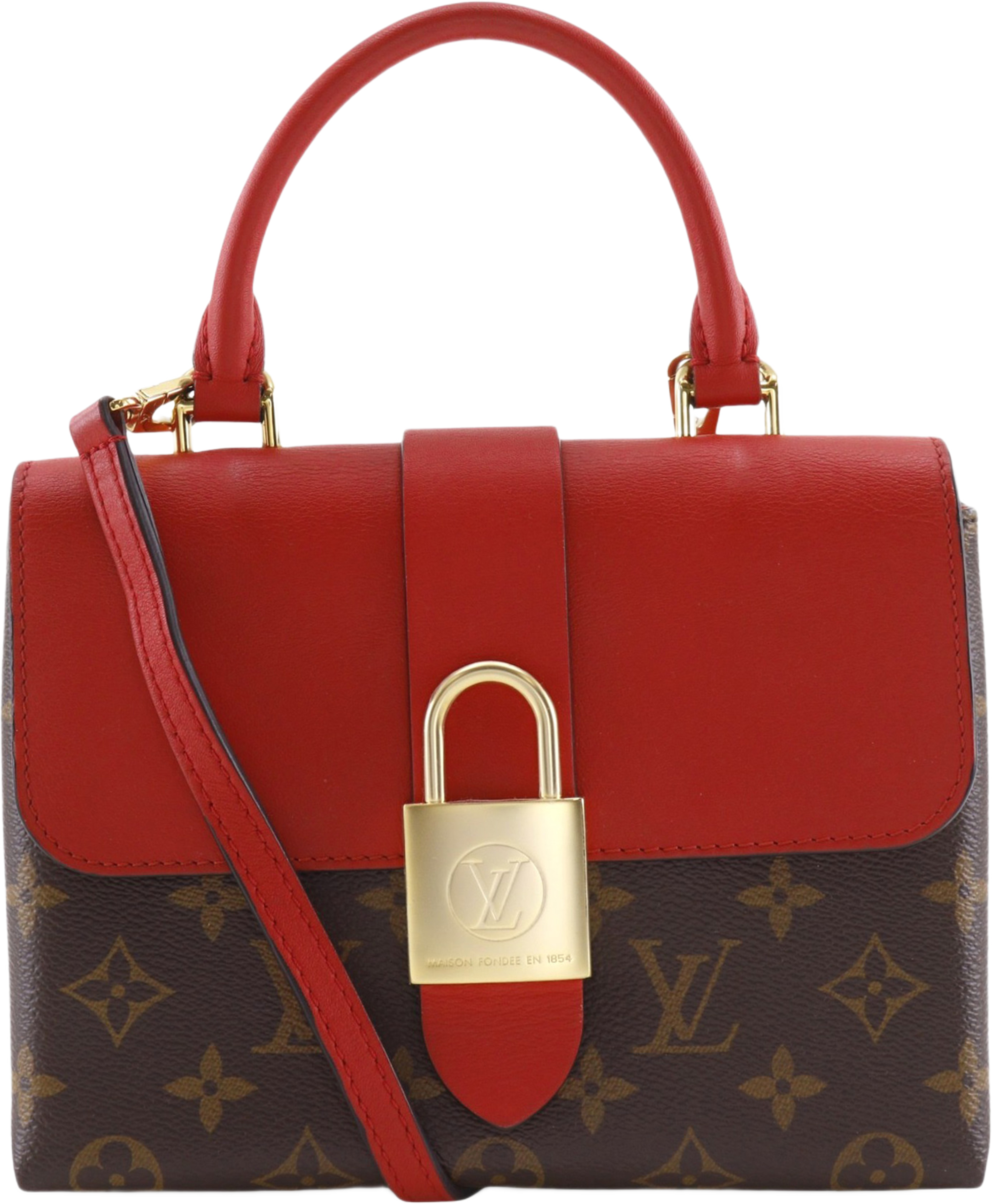 Louis Vuitton Monogram Locky Bb, från Luxclusif, i färgen brun. Klicka för att öppna bilden i stort format
