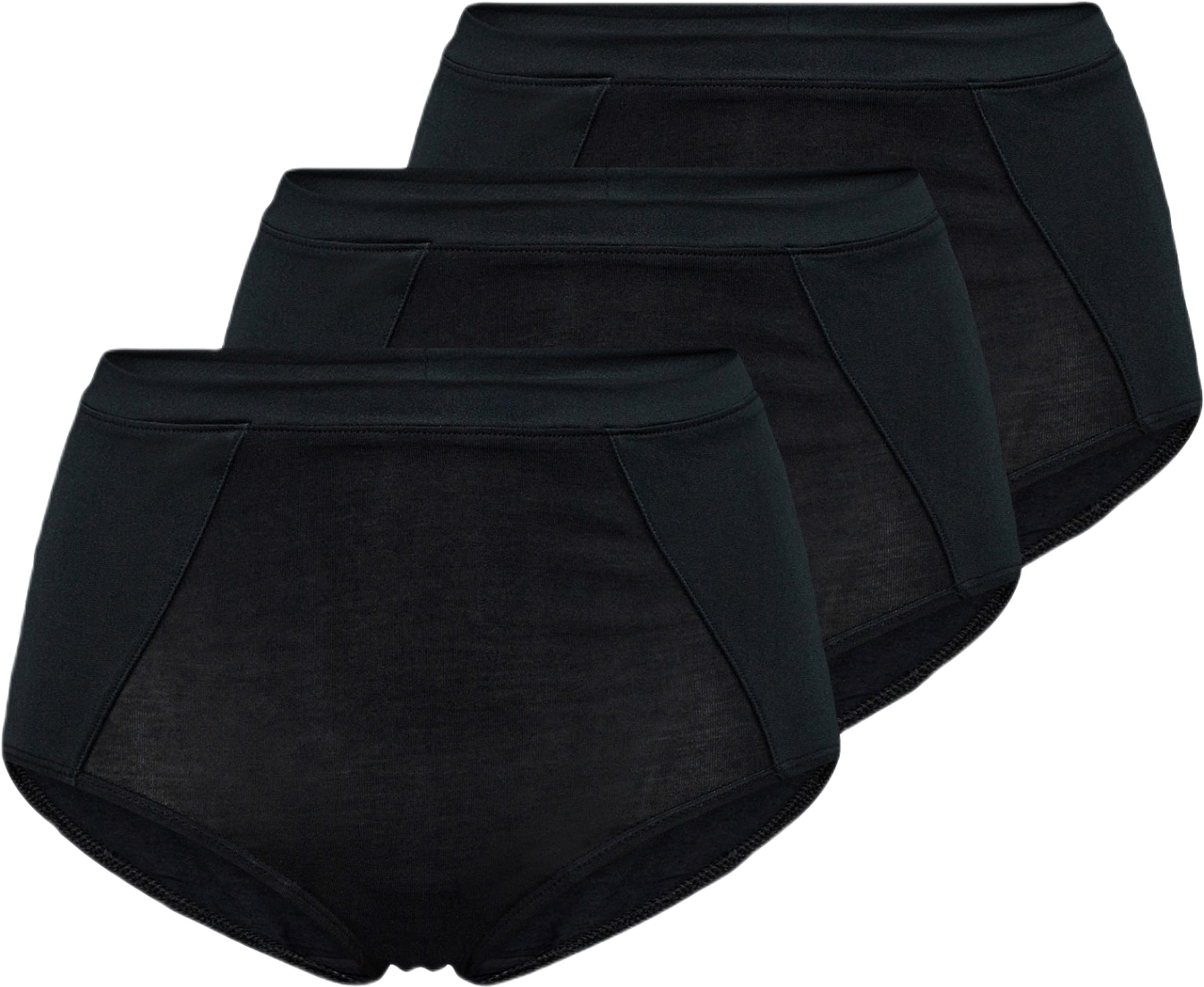 Ekologisk Bambuviskosm, 3-pack Maxitrosa, Svart