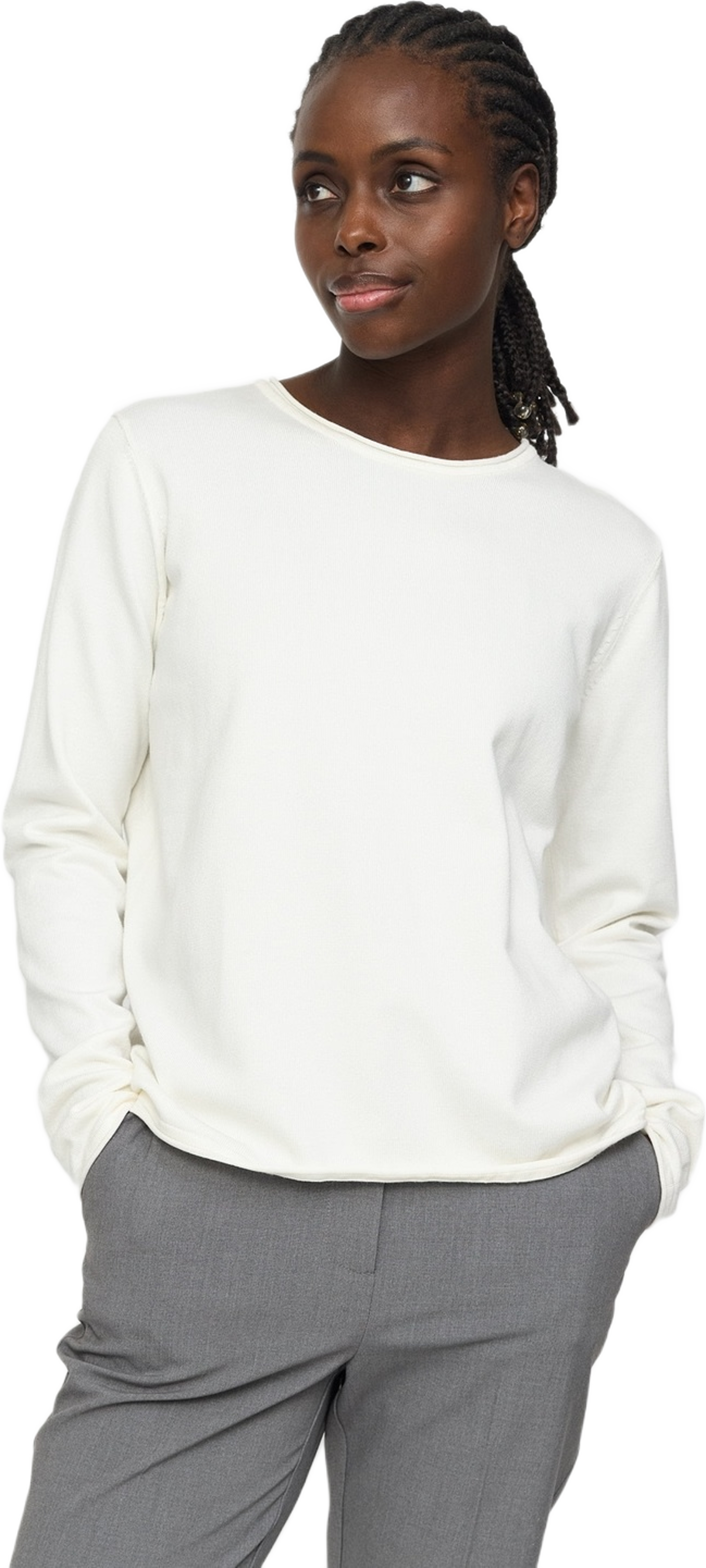 Srmarla O-neck Roll Edge Knit