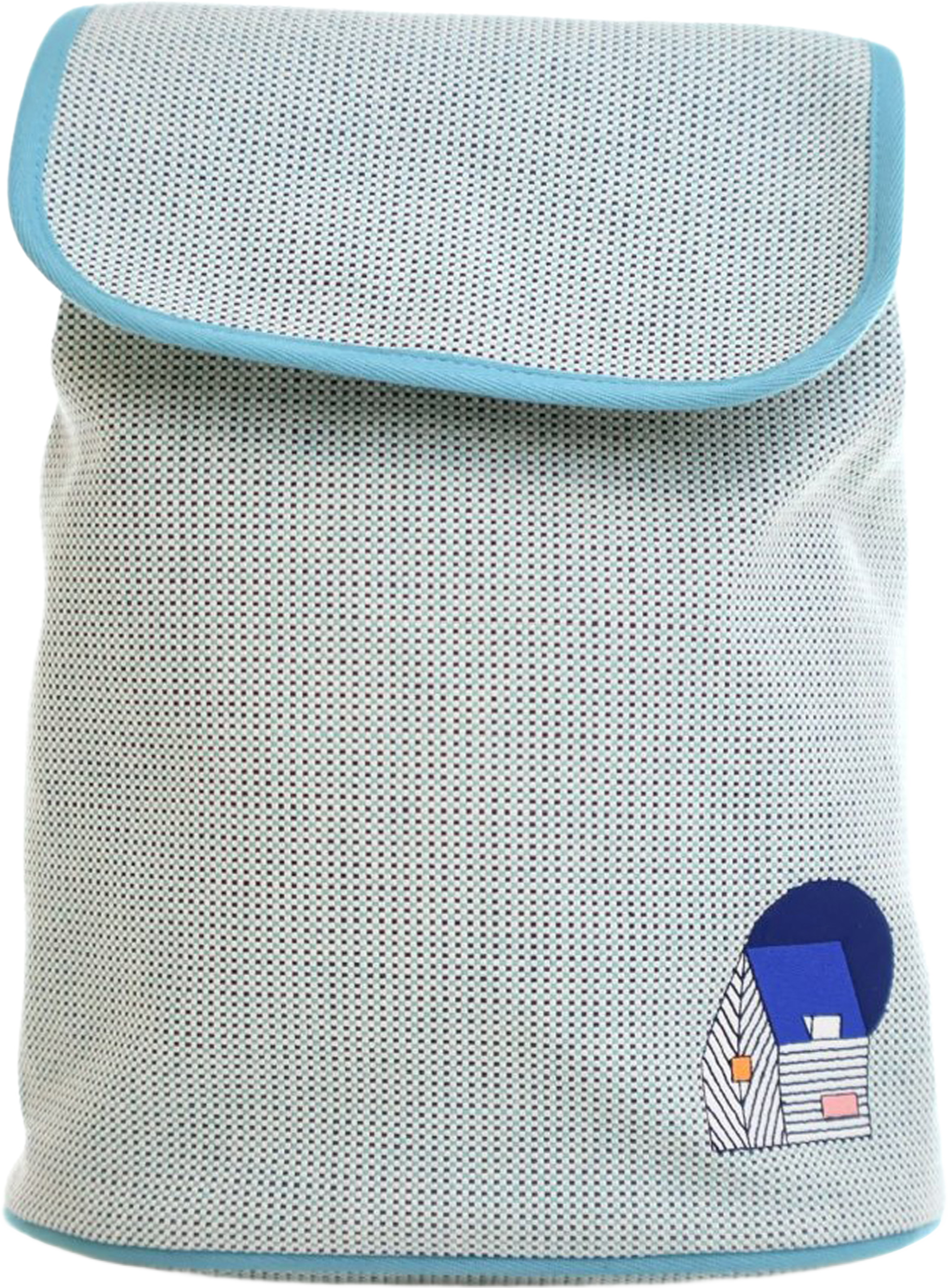 Hermès Canvas Les Cabanes Backpack, från Luxclusif, i färgen light blue. Klicka för att öppna bilden i stort format