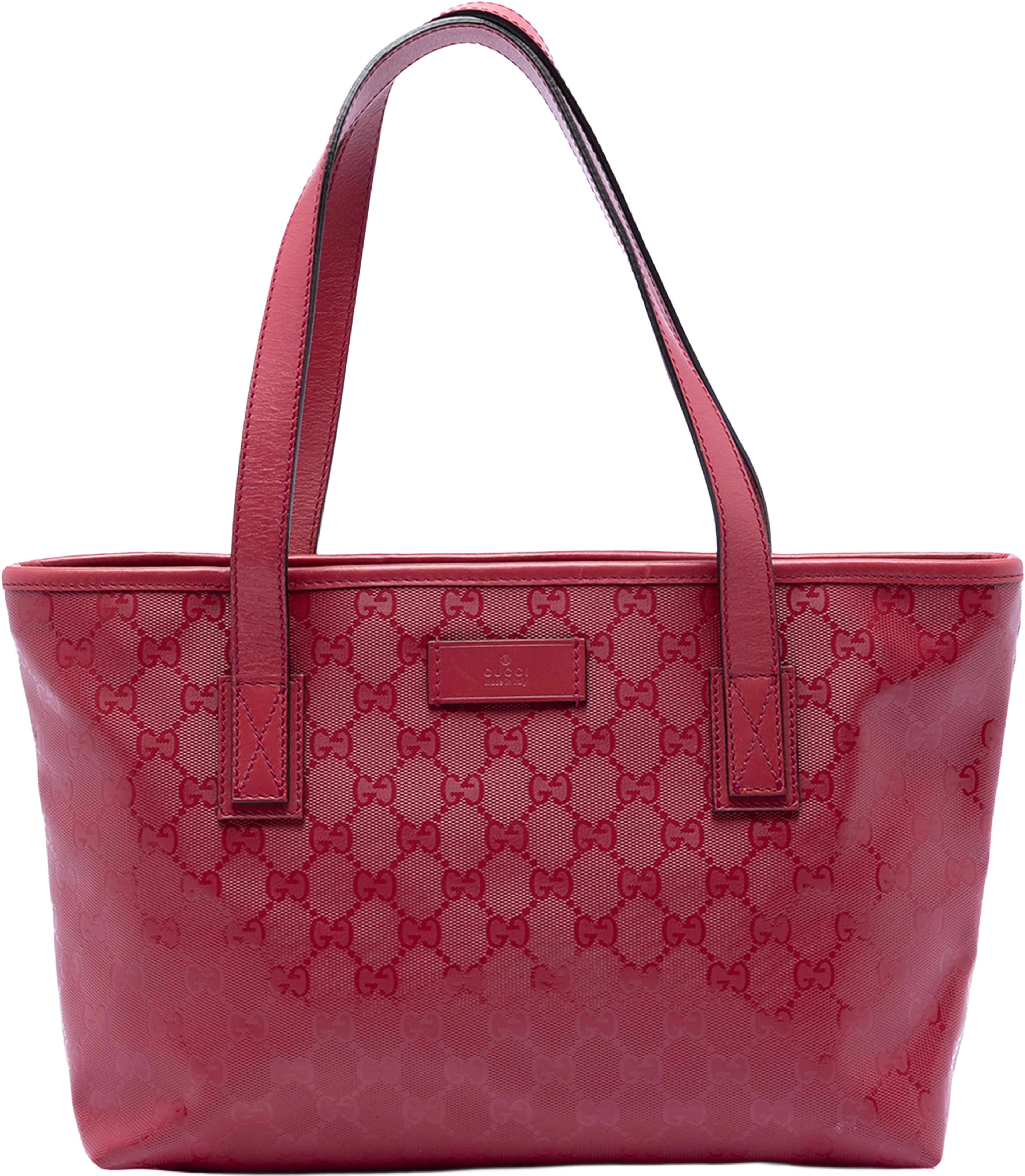 Gucci Gg Imprime Tote, från Luxclusif, i färgen red. Klicka för att öppna bilden i stort format