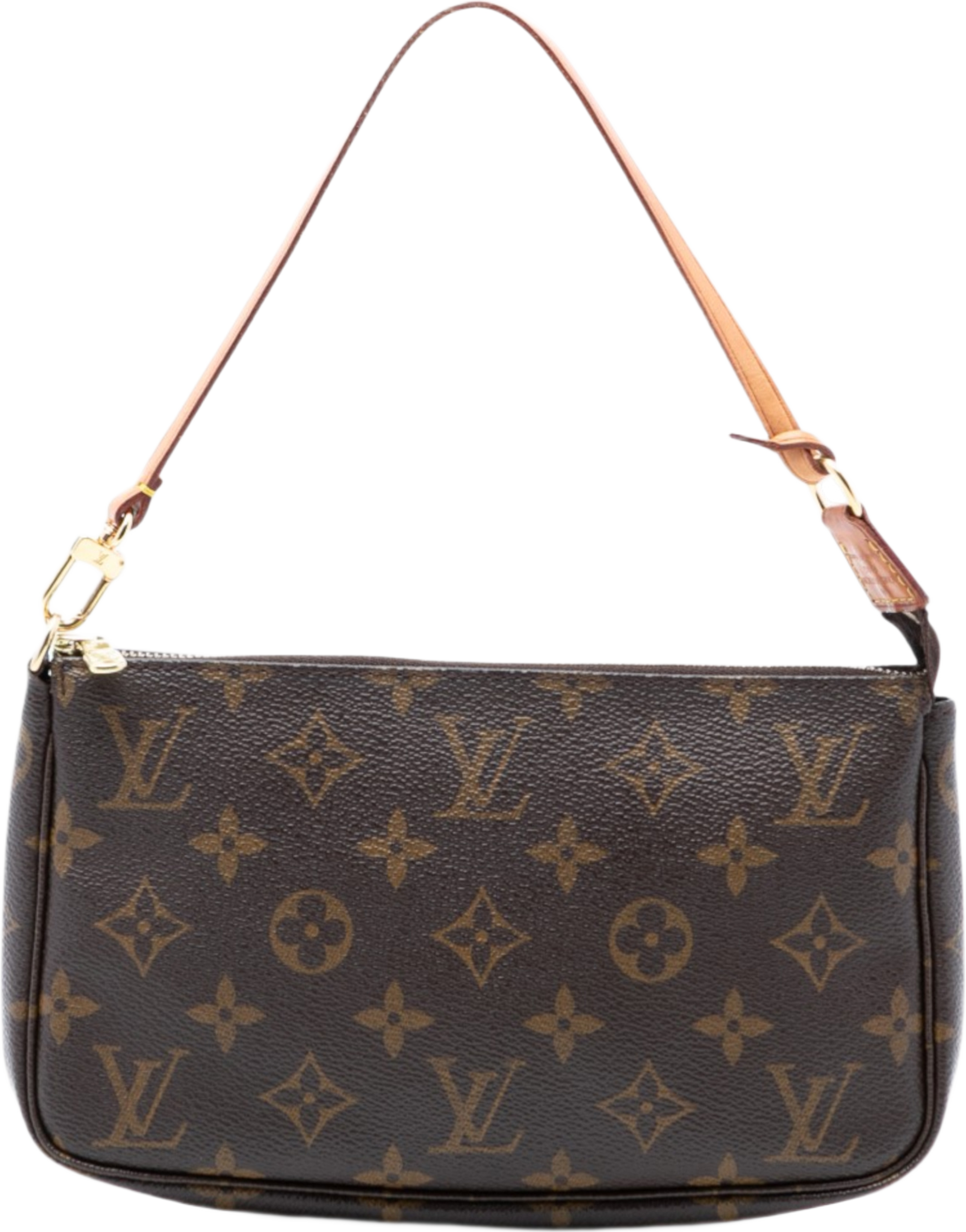 Louis Vuitton Monogram Pochette Accessoires, från Luxclusif, i färgen brown. Klicka för att öppna bilden i stort format