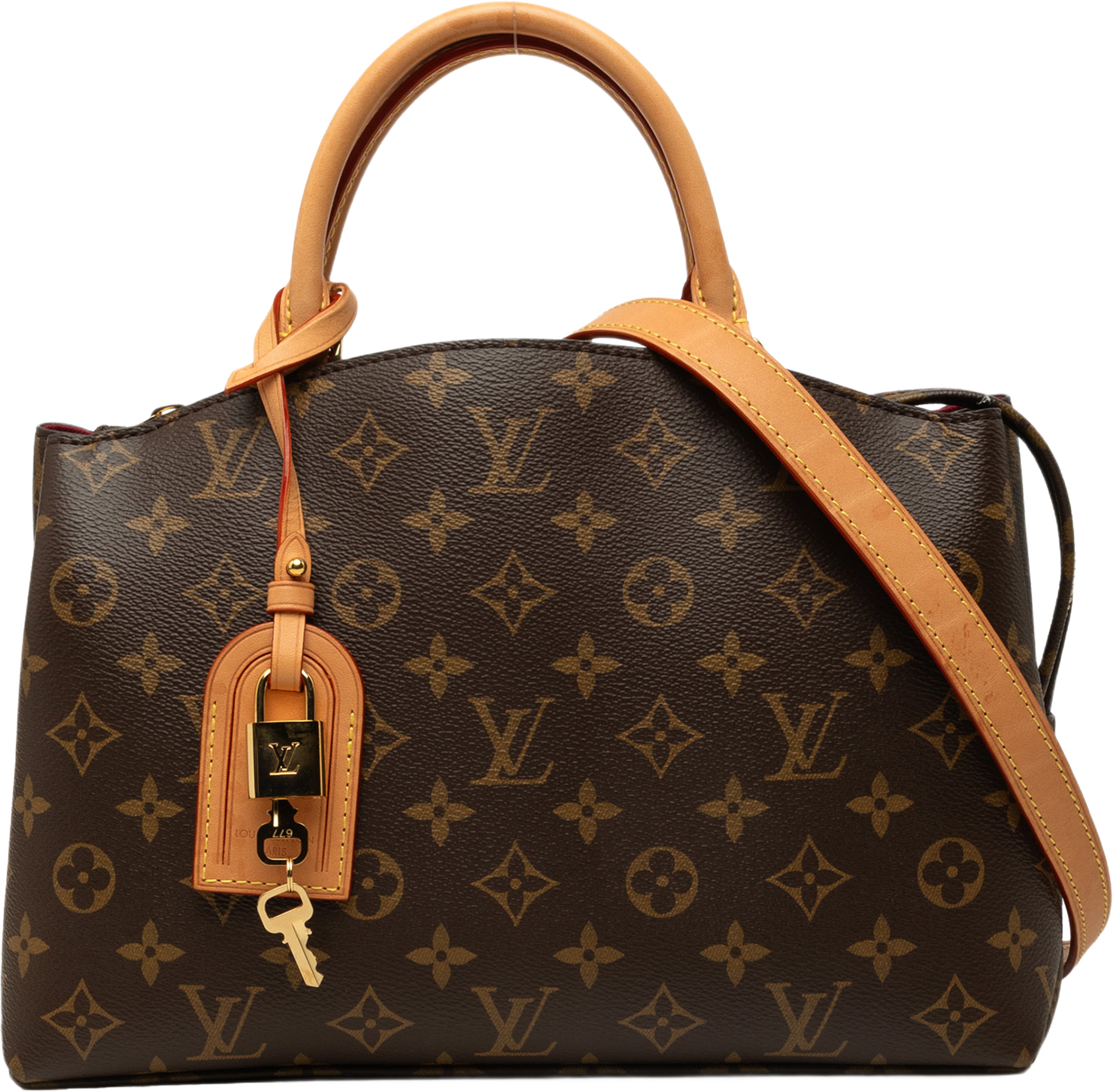 Louis Vuitton Monogram Petit Palais, från Luxclusif, i färgen brun. Klicka för att öppna bilden i stort format
