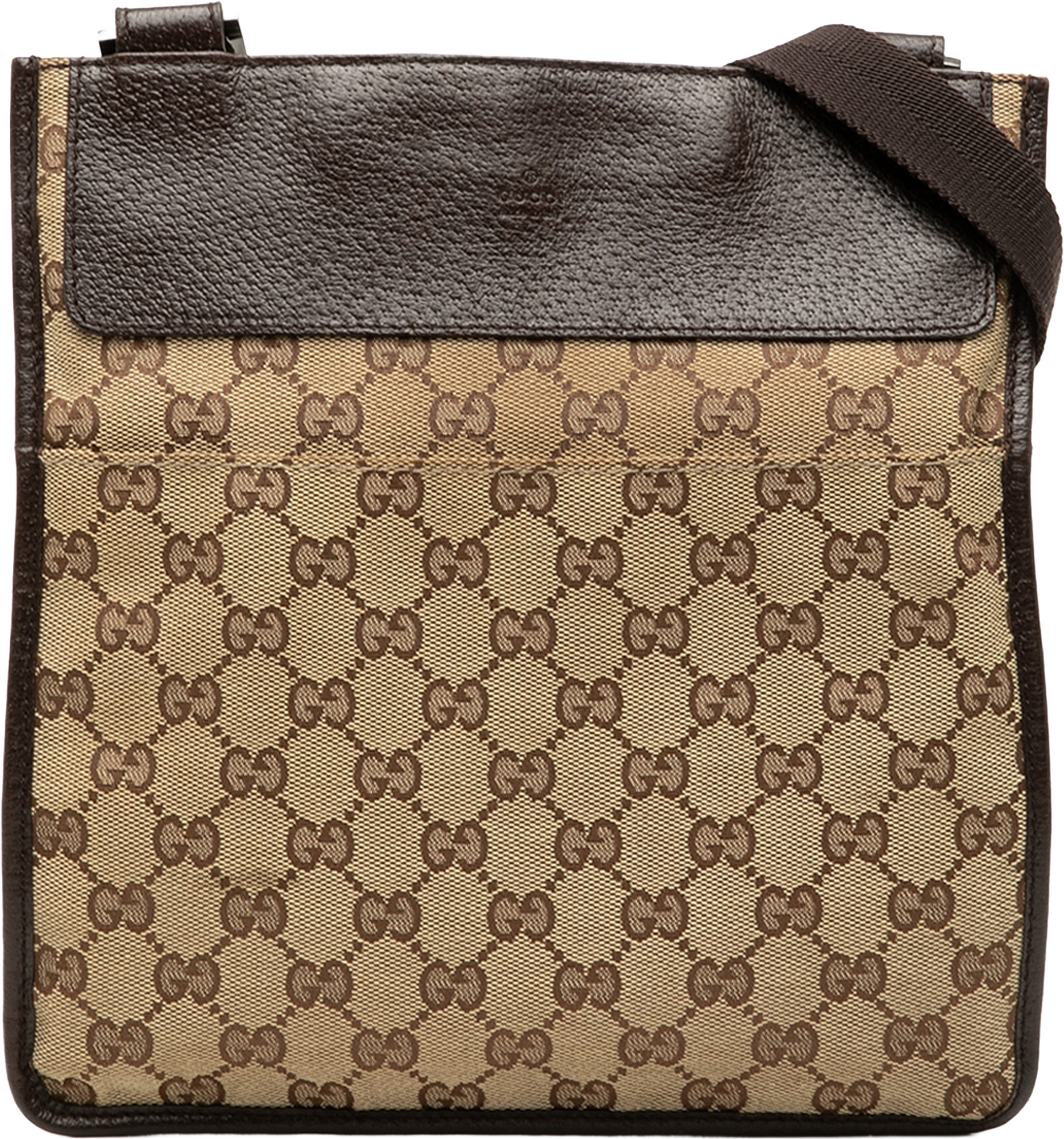 Gucci Gg Canvas Crossbody, från Luxclusif, i färgen beige. Klicka för att öppna bilden i stort format