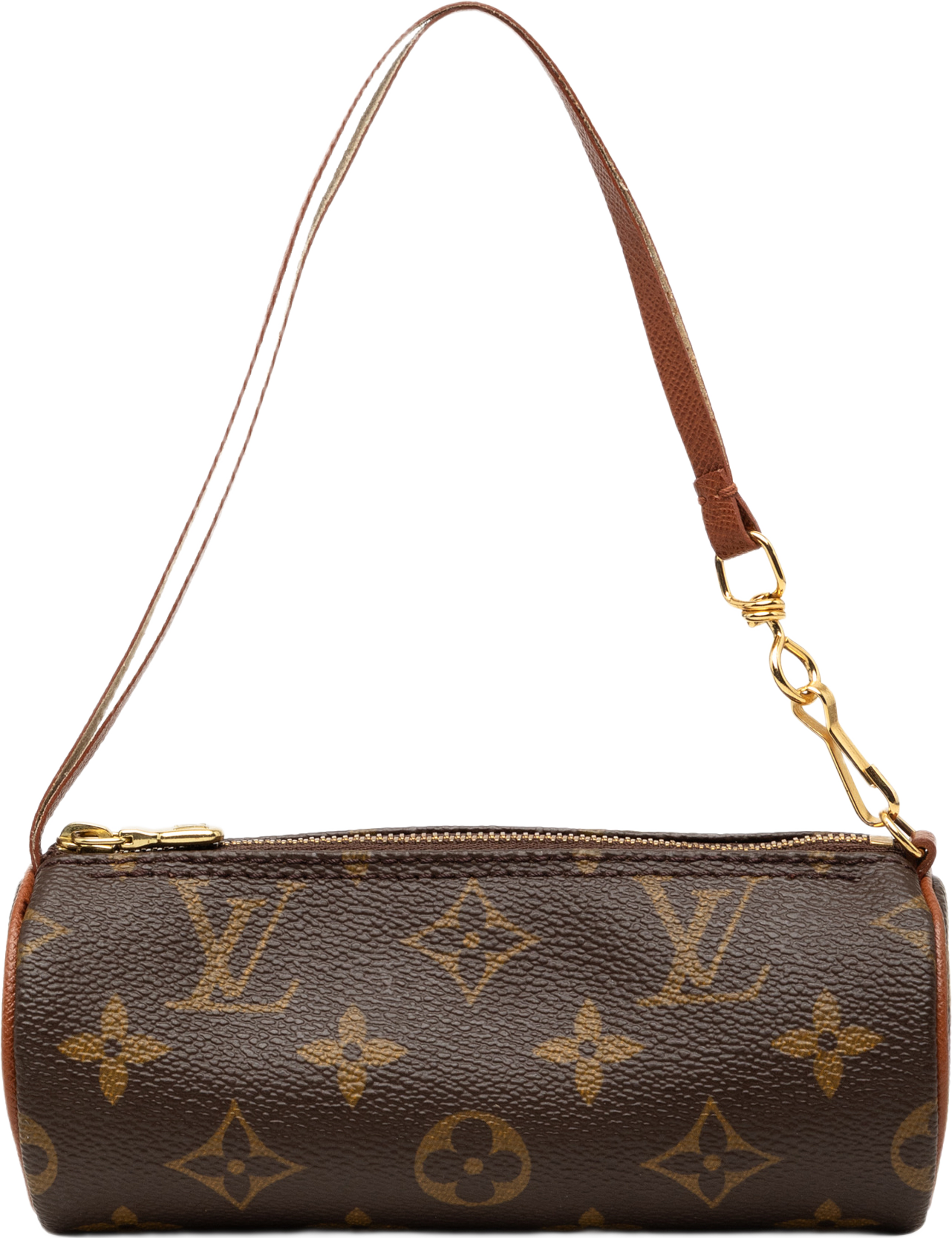 Louis Vuitton Monogram Papillon Pochette, från Luxclusif, i färgen brun. Klicka för att öppna bilden i stort format