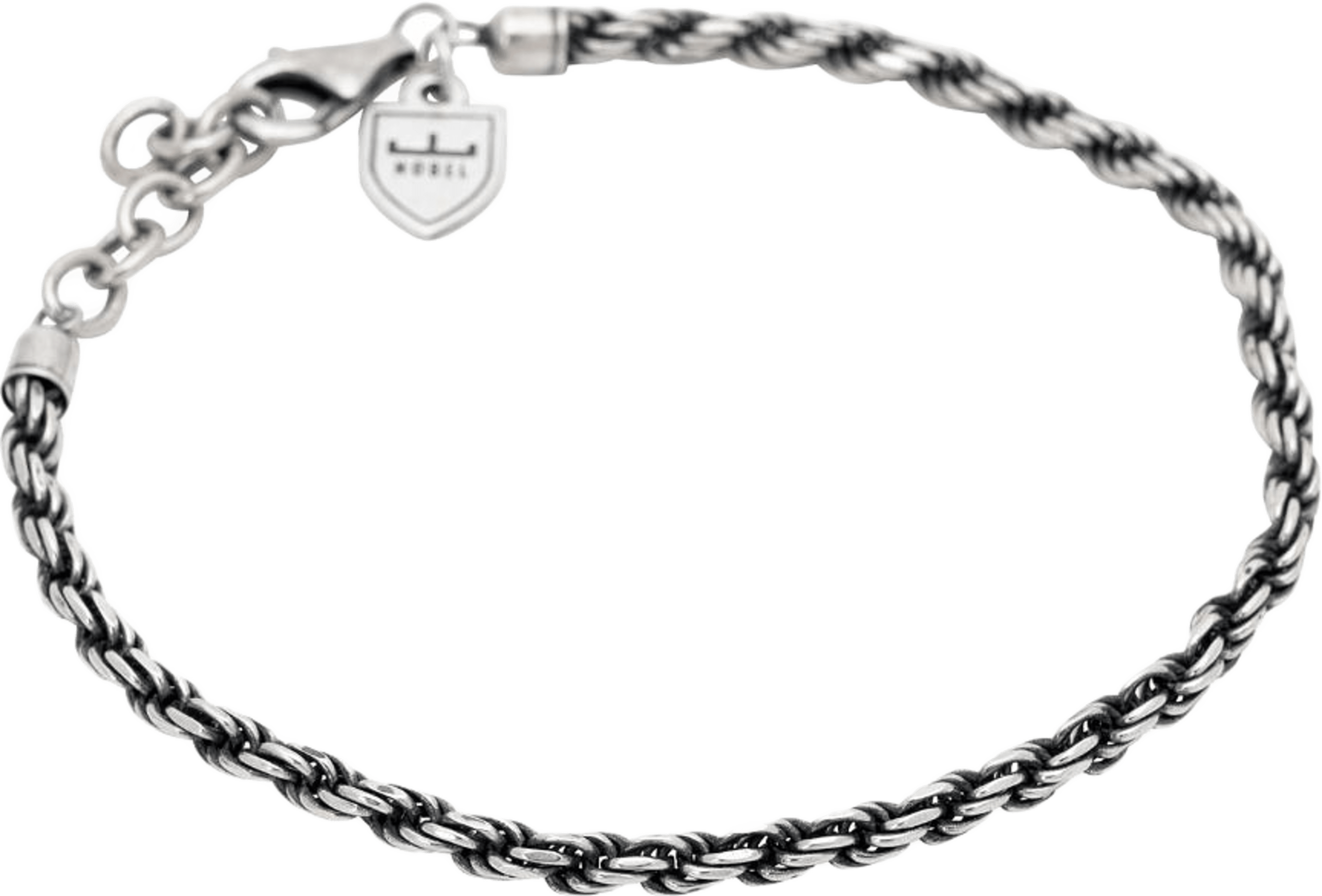 Silverarmband | oxiderad Cordell | Nobel By Billgren