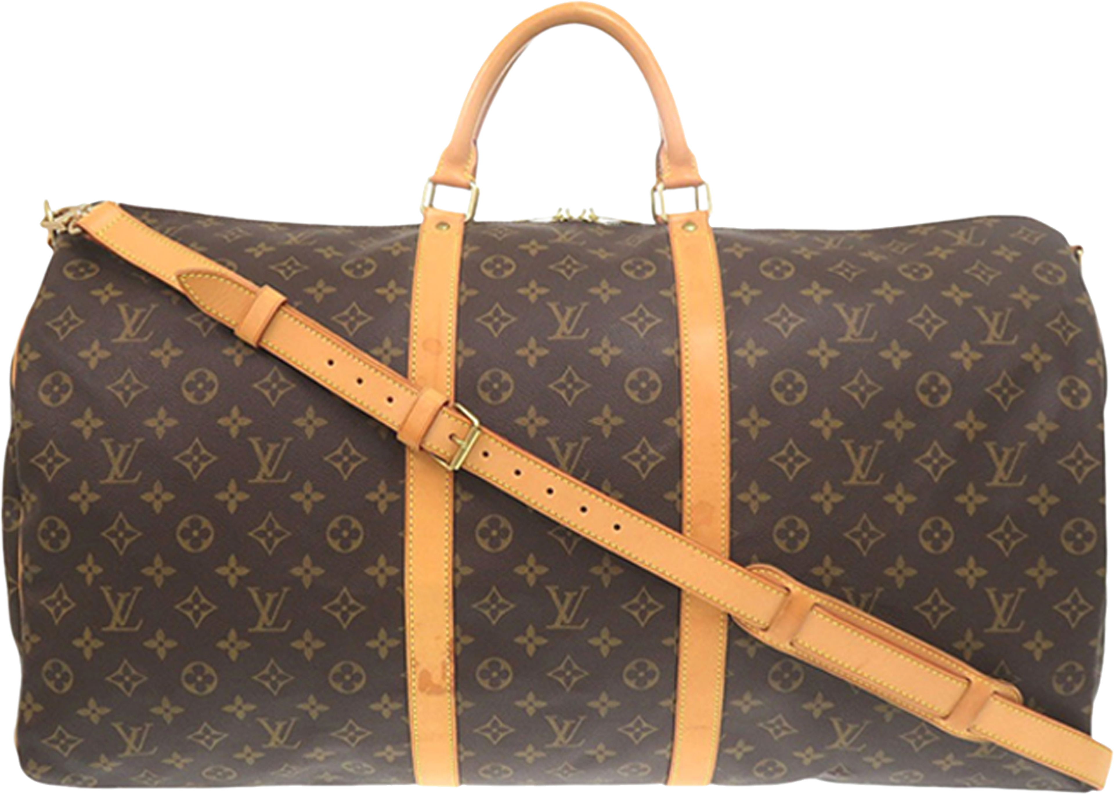 Louis Vuitton Monogram Keepall Bandouliere 60, från Luxclusif, i färgen brown. Klicka för att öppna bilden i stort format