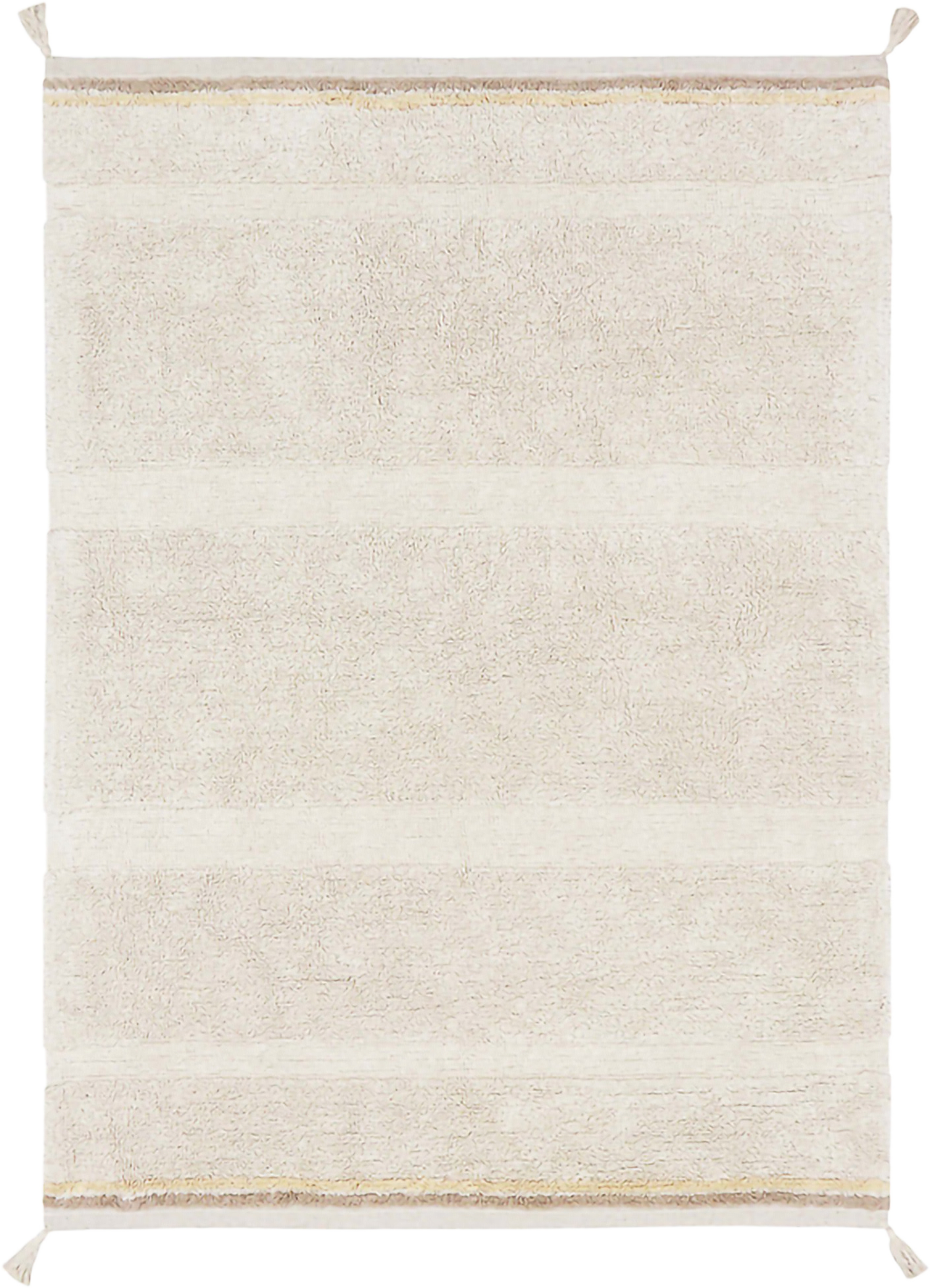 Tvättbar Matta Bloom, från LORENA CANALS, i färgen natur, ros, linne. Klicka för att öppna bilden i stort format