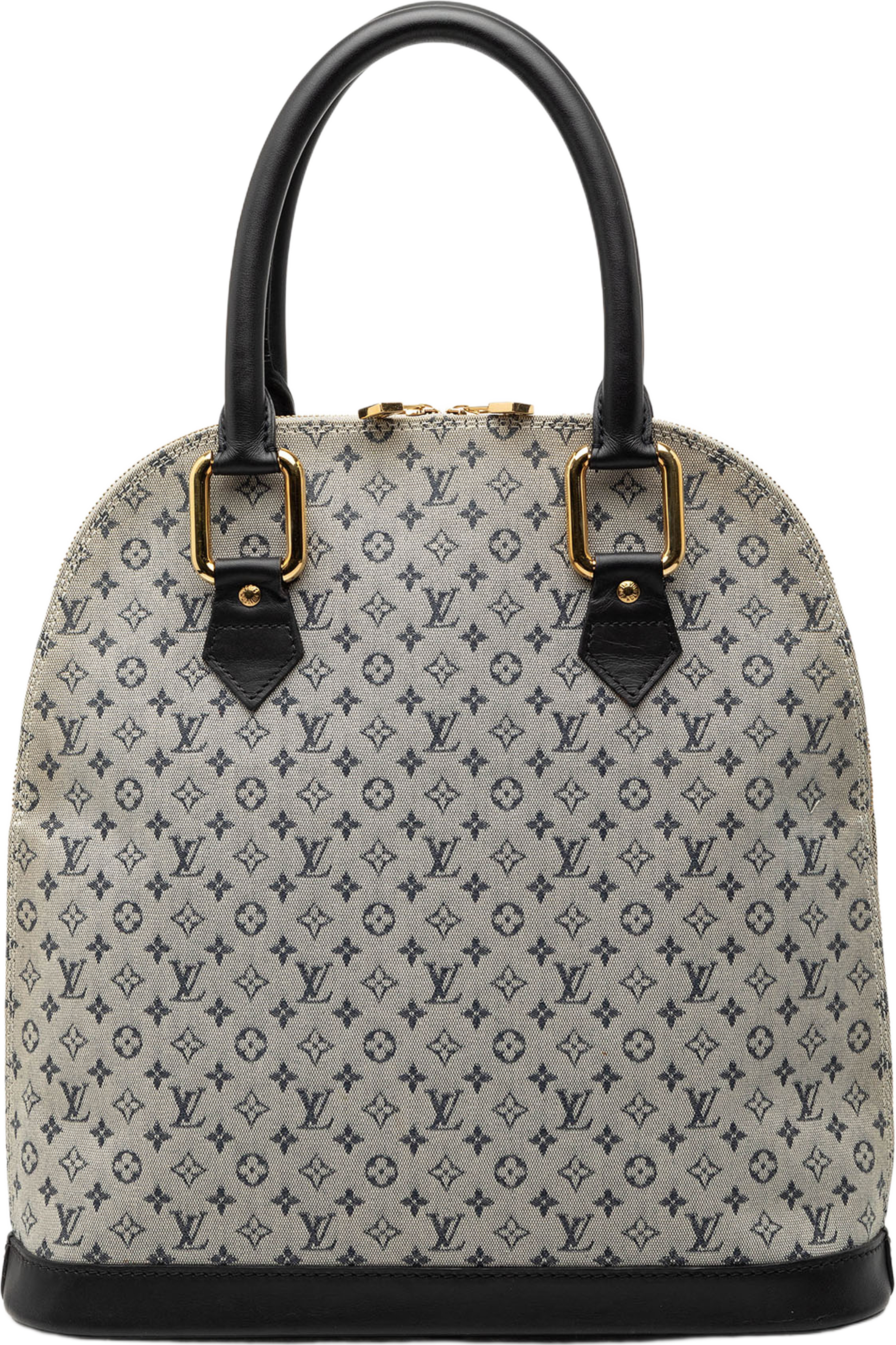 Louis Vuitton Monogram Mini Lin Alma Haut, från Luxclusif, i färgen gray. Klicka för att öppna bilden i stort format