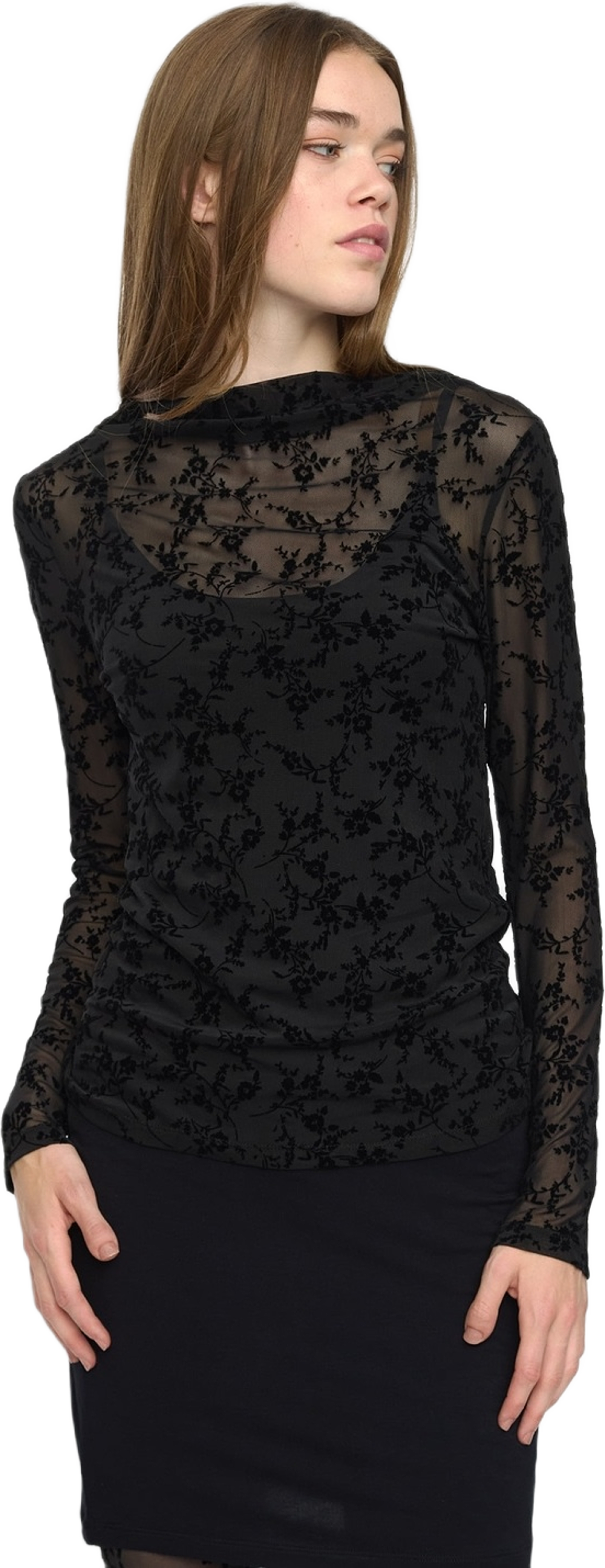 Srtalula Boatneck Top - Black