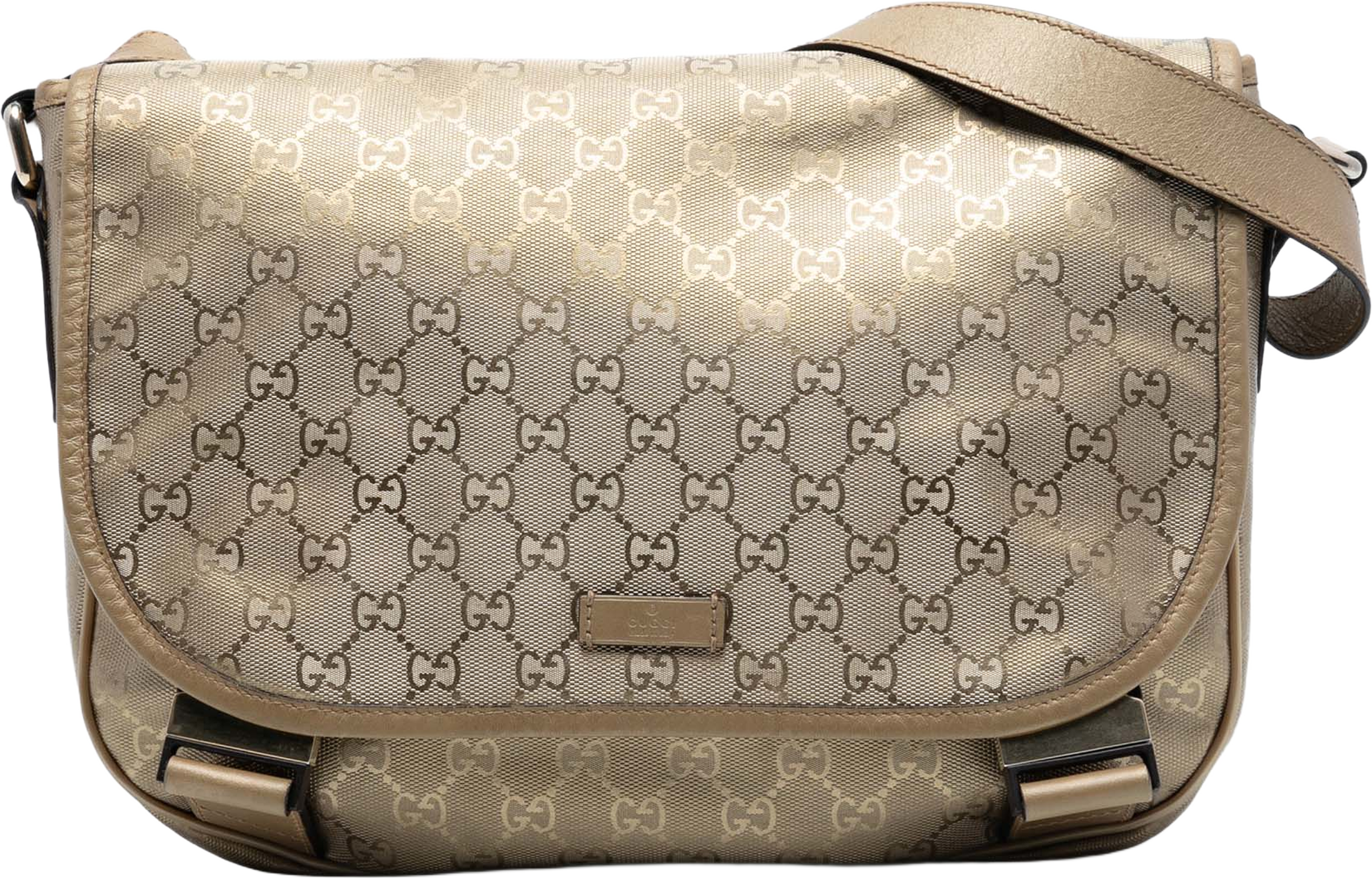 Gucci Gg Imprime Crossbody, från Luxclusif, i färgen gold. Klicka för att öppna bilden i stort format