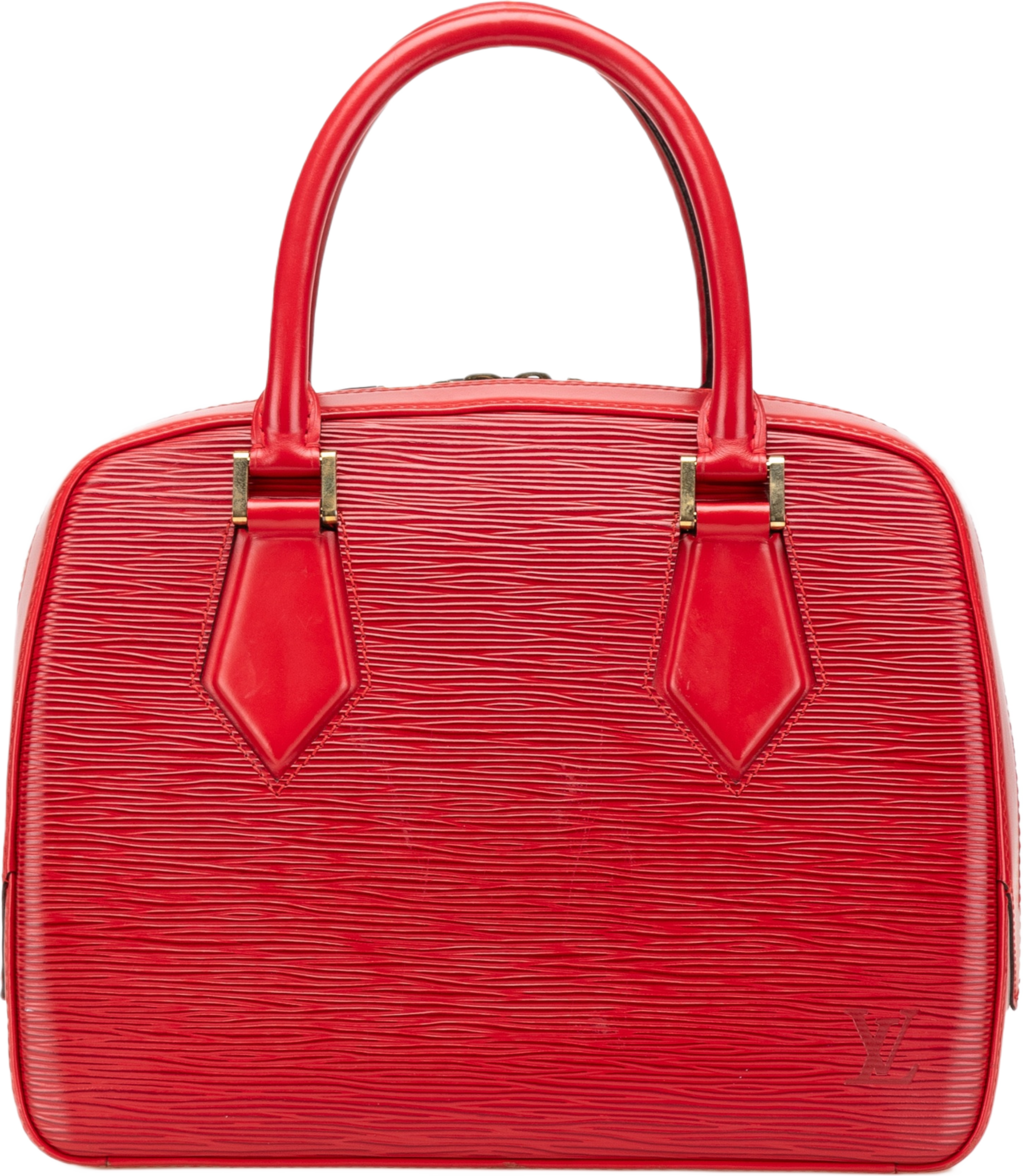 Louis Vuitton Epi Sablons, från Luxclusif, i färgen red. Klicka för att öppna bilden i stort format