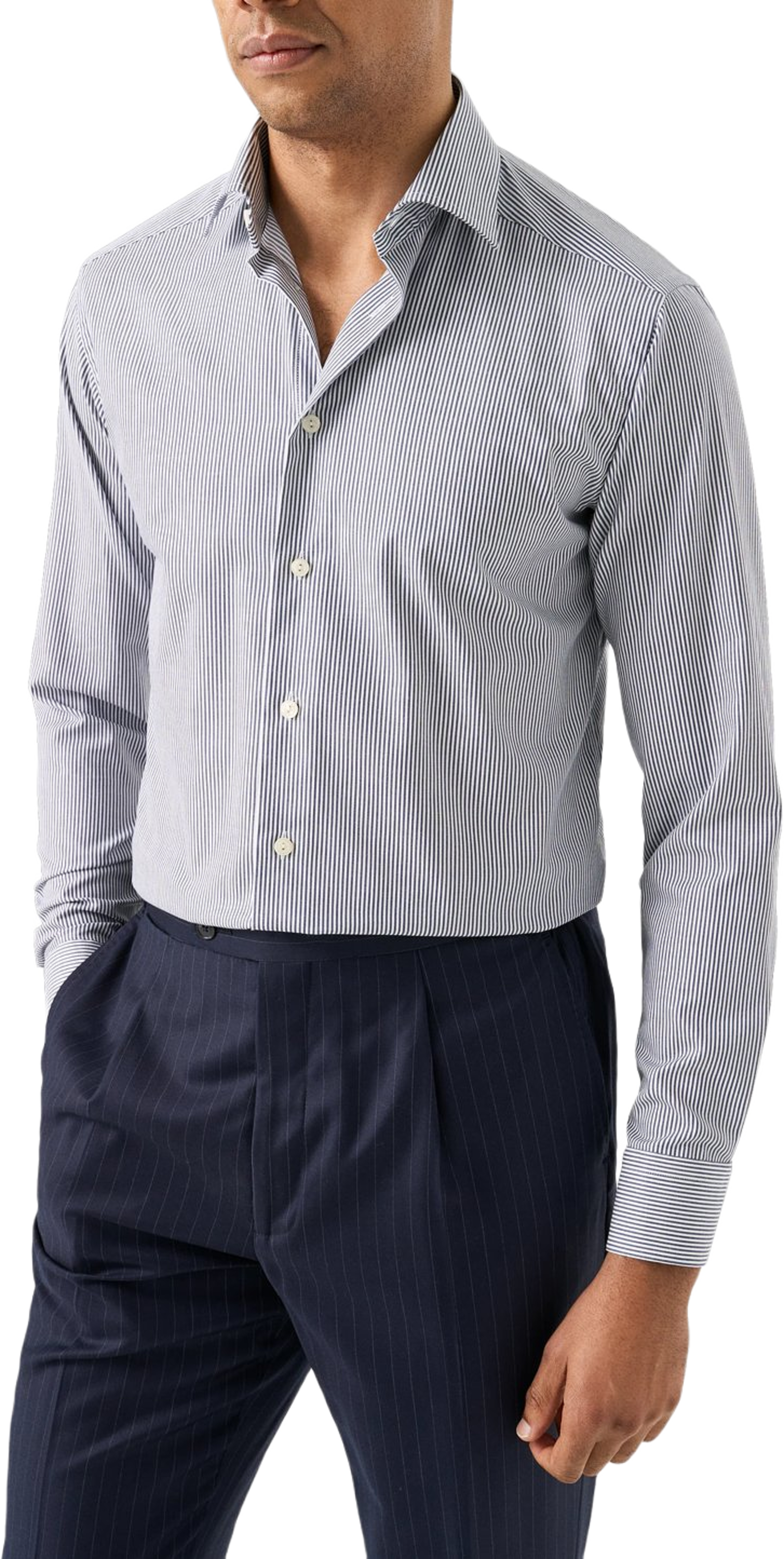 Bomull Tencel™ Lyocell-skjorta Contemporary Fit