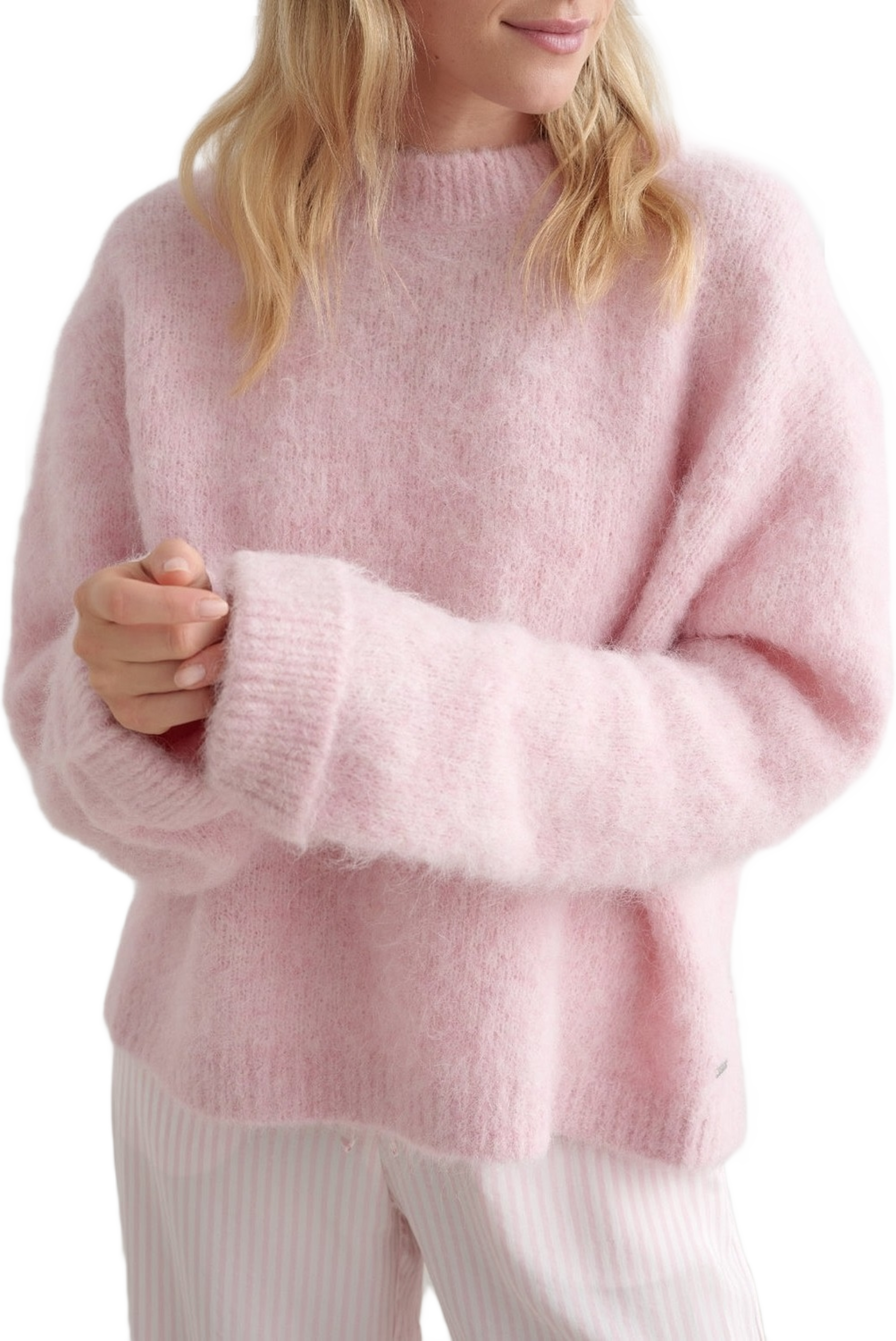 Winter Bloom Alpaca Knit Sweater