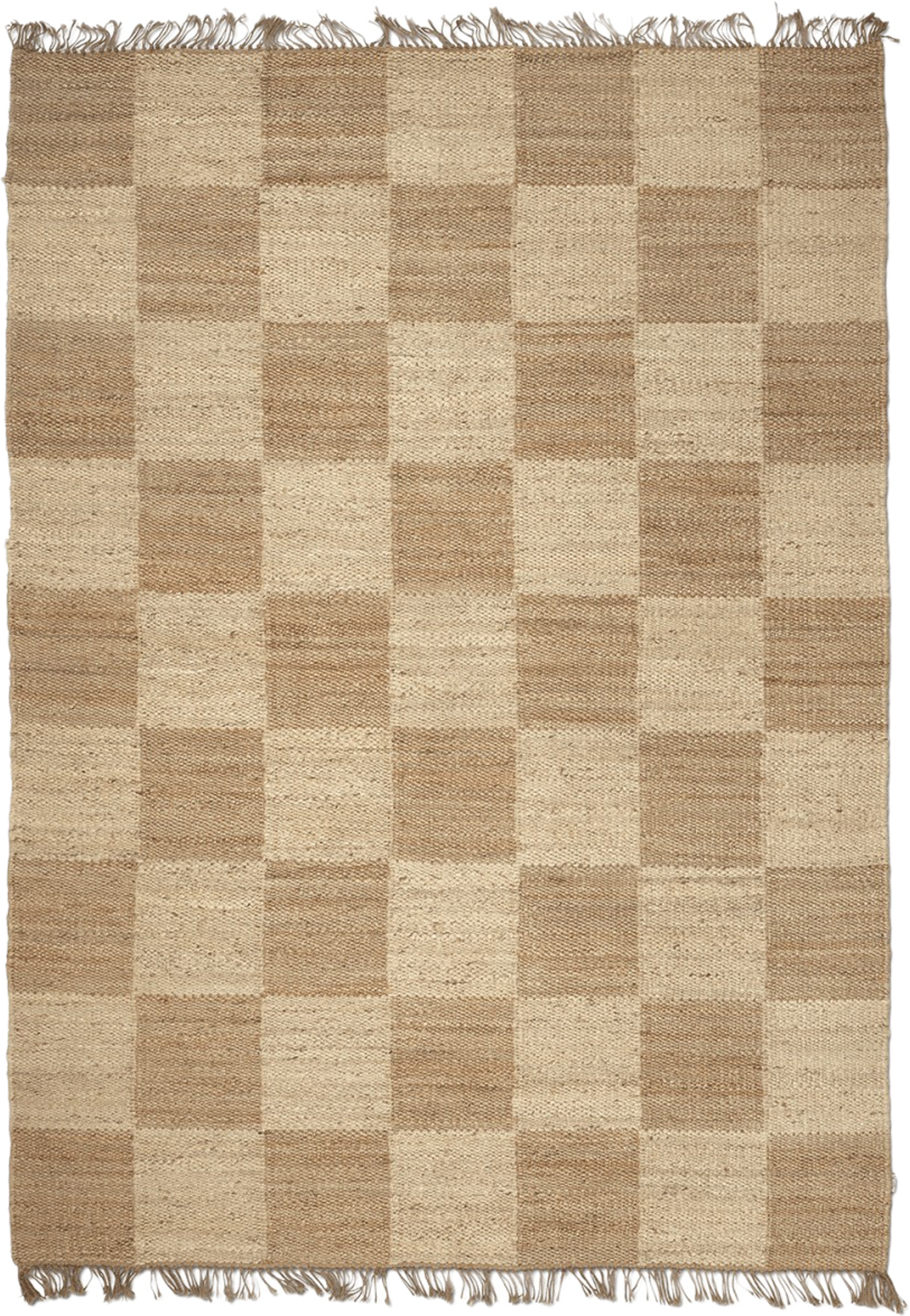 Jutematta Jute Squares 170x230cm
