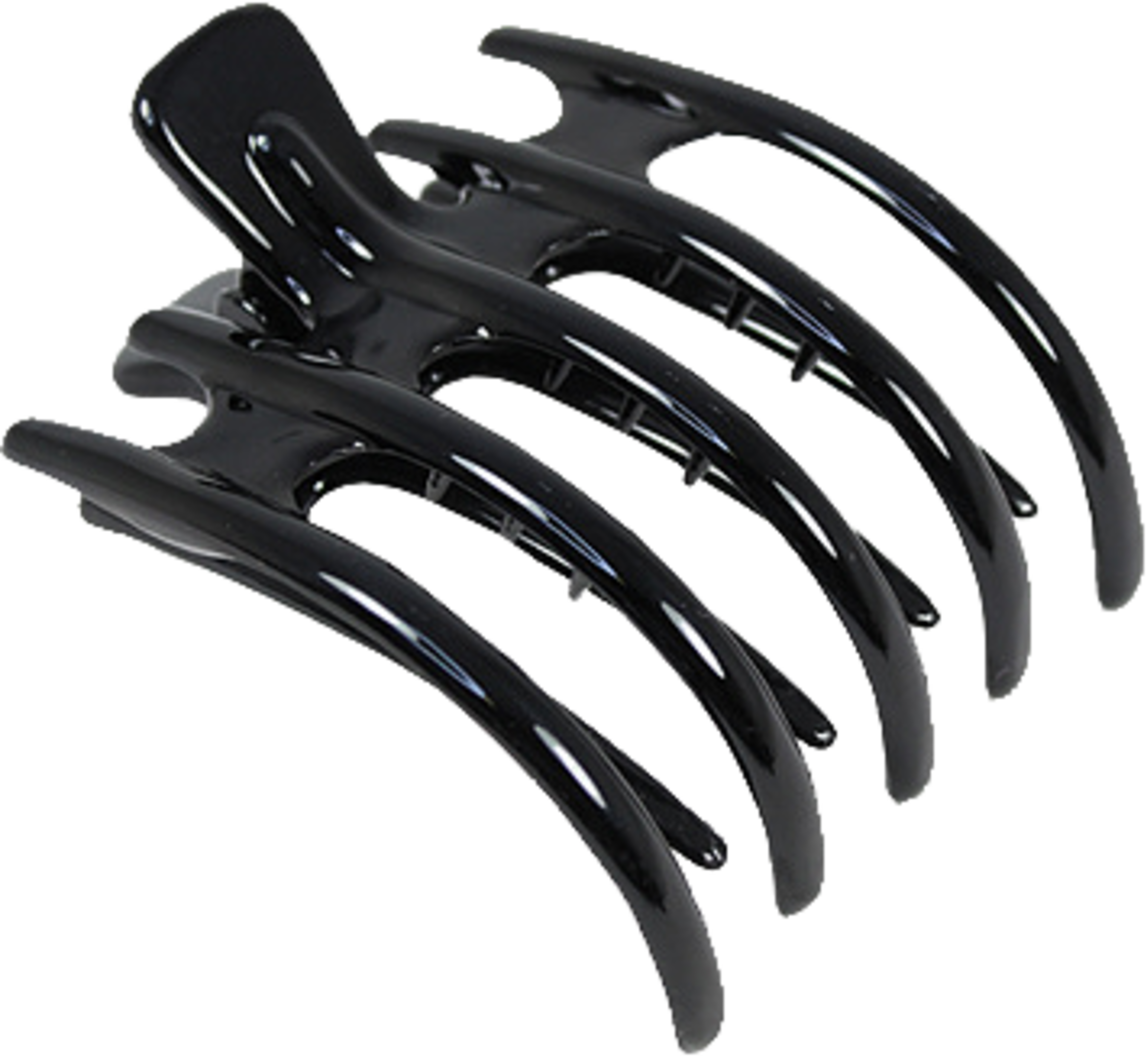 Hårkam I Blank Finish 8,5x6,5cm, från Complement, i färgen black. Klicka för att öppna bilden i stort format