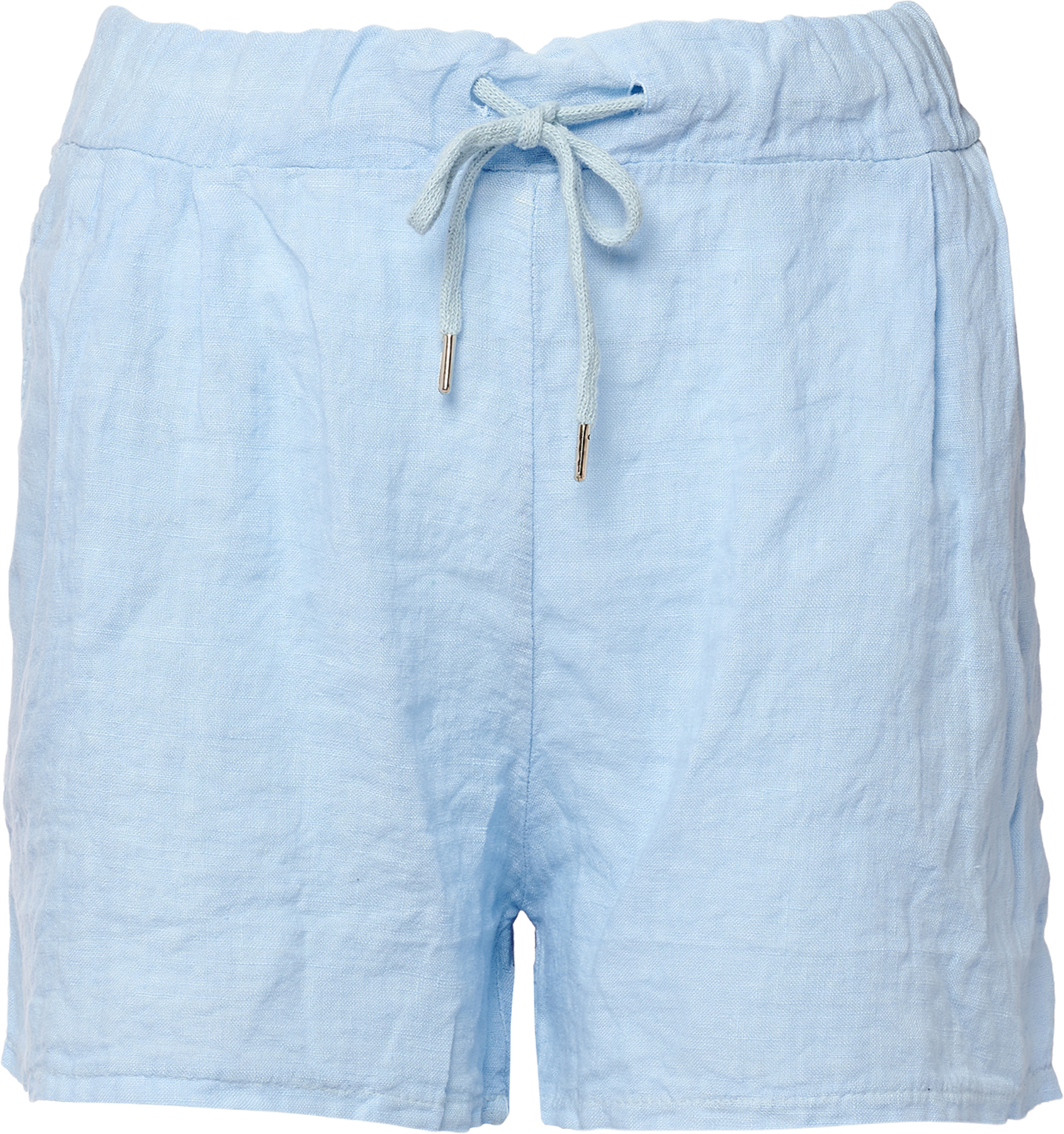 17691, Shorts, Linen - Light Blue