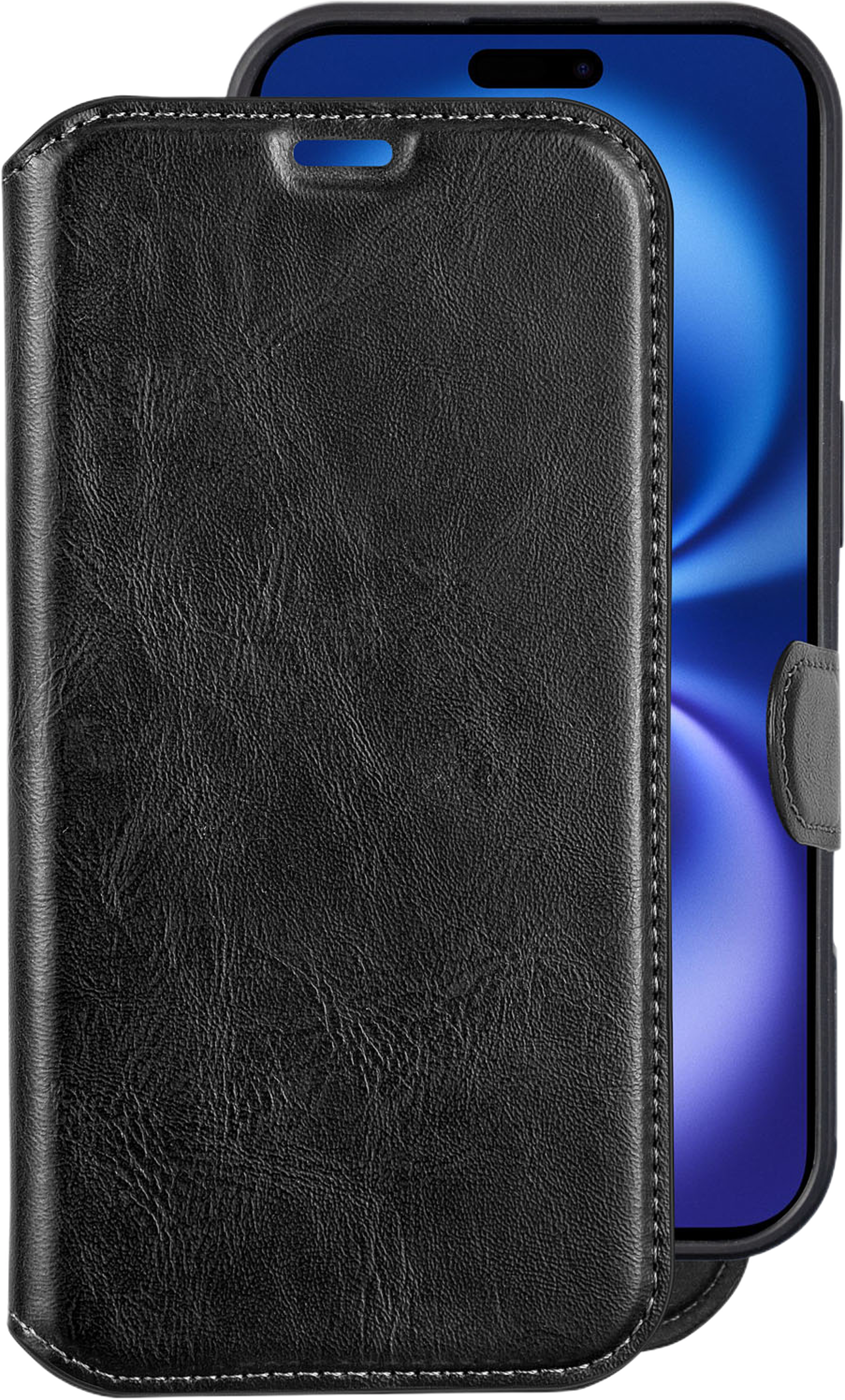 2-in-1 Slim Wallet Iphone 17, från Champion Nordic, i färgen svart. Klicka för att öppna bilden i stort format