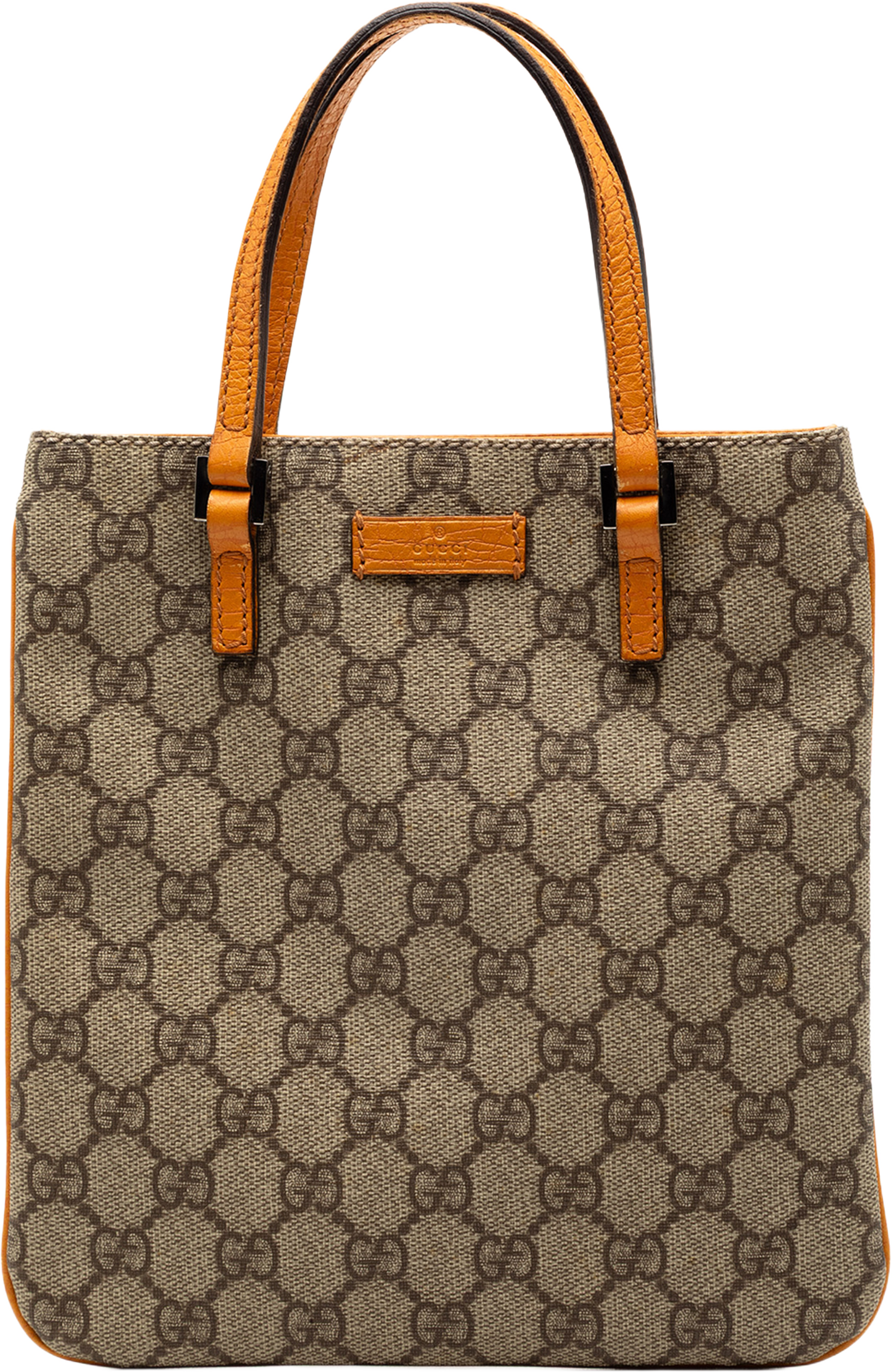 Gucci Gg Supreme Handbag, från Luxclusif, i färgen beige. Klicka för att öppna bilden i stort format