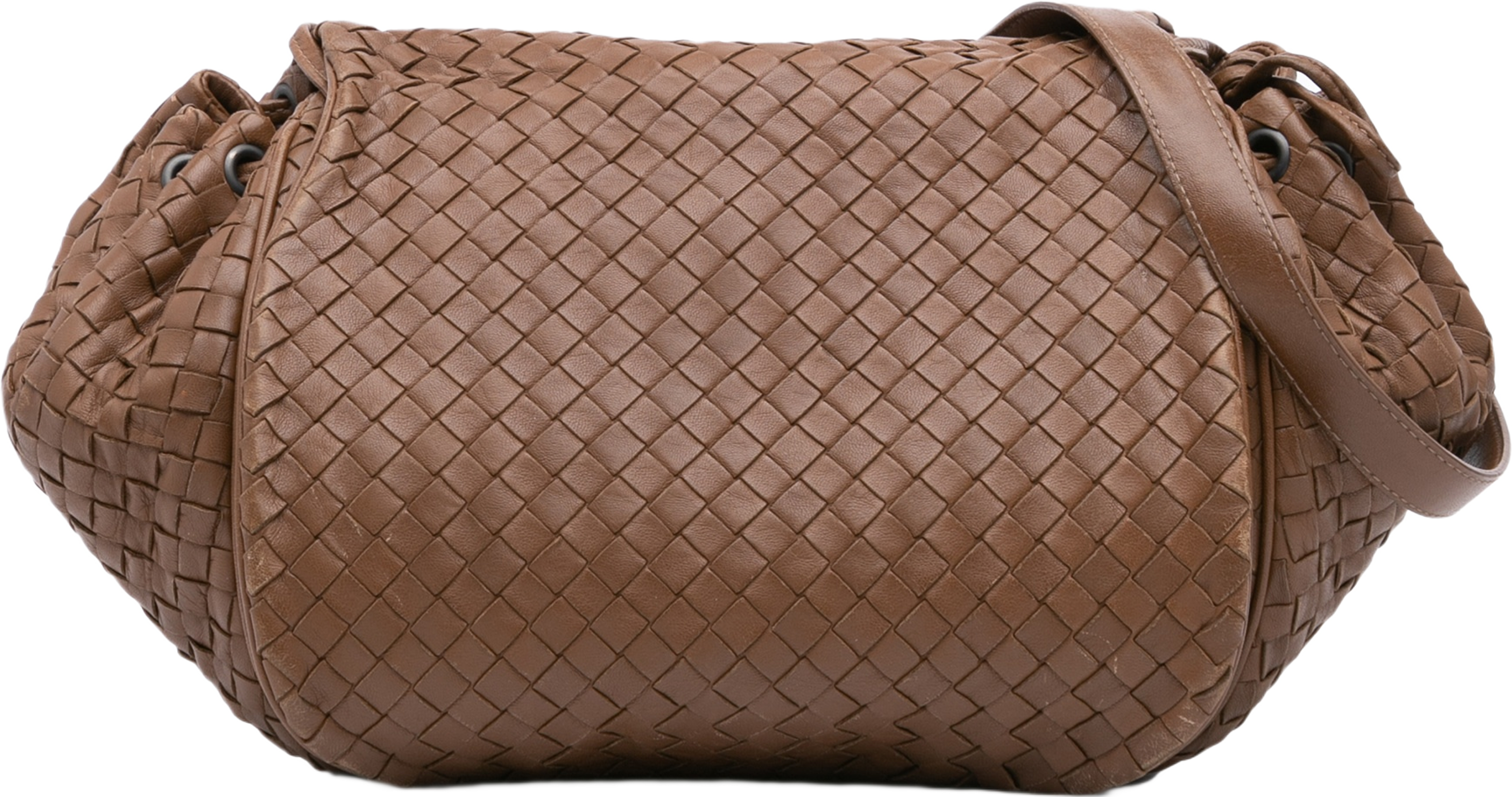 Bottega Veneta Nappa Intrecciato Flap Crossbody