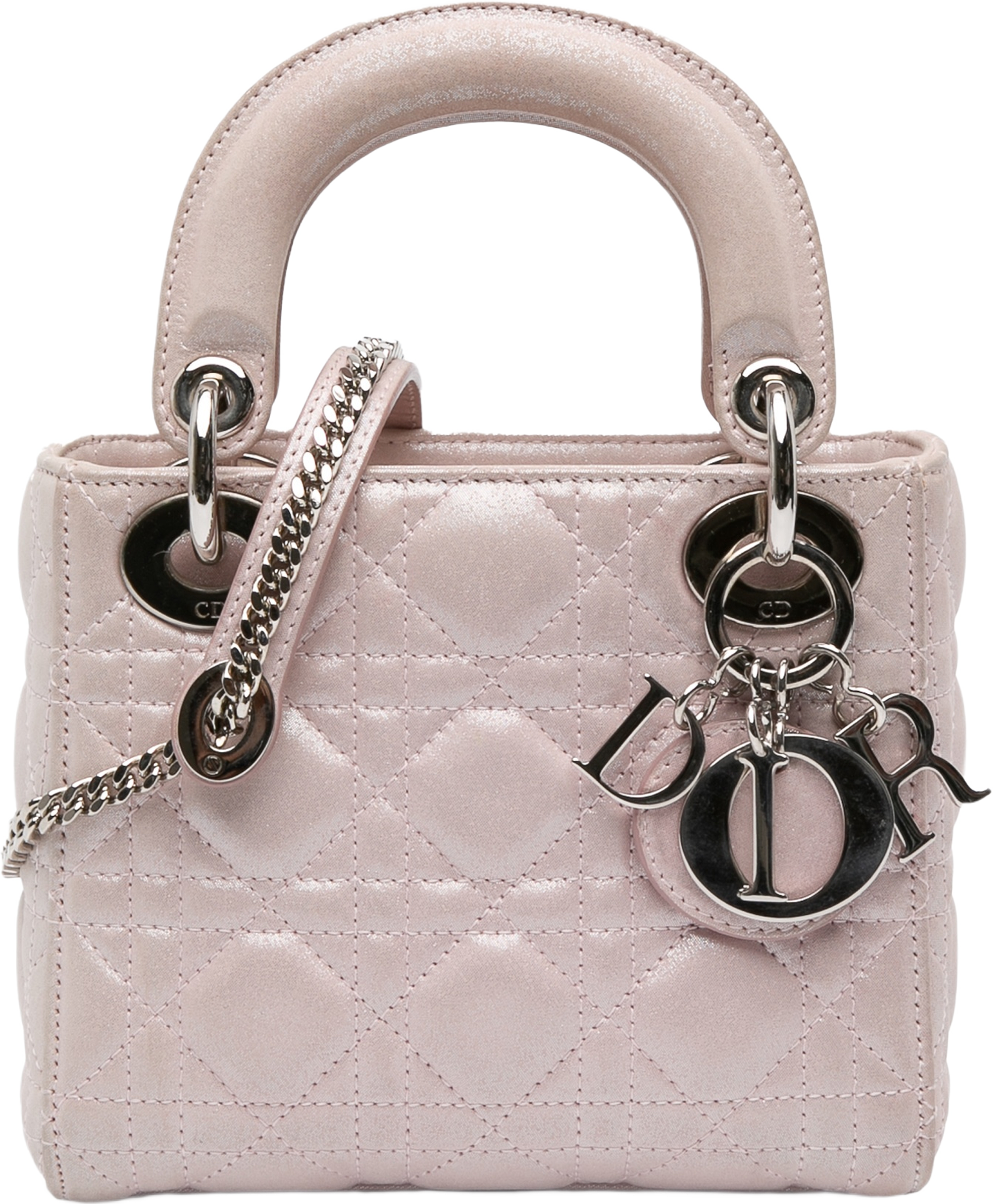 Dior Mini Satin Cannage Lady Dior