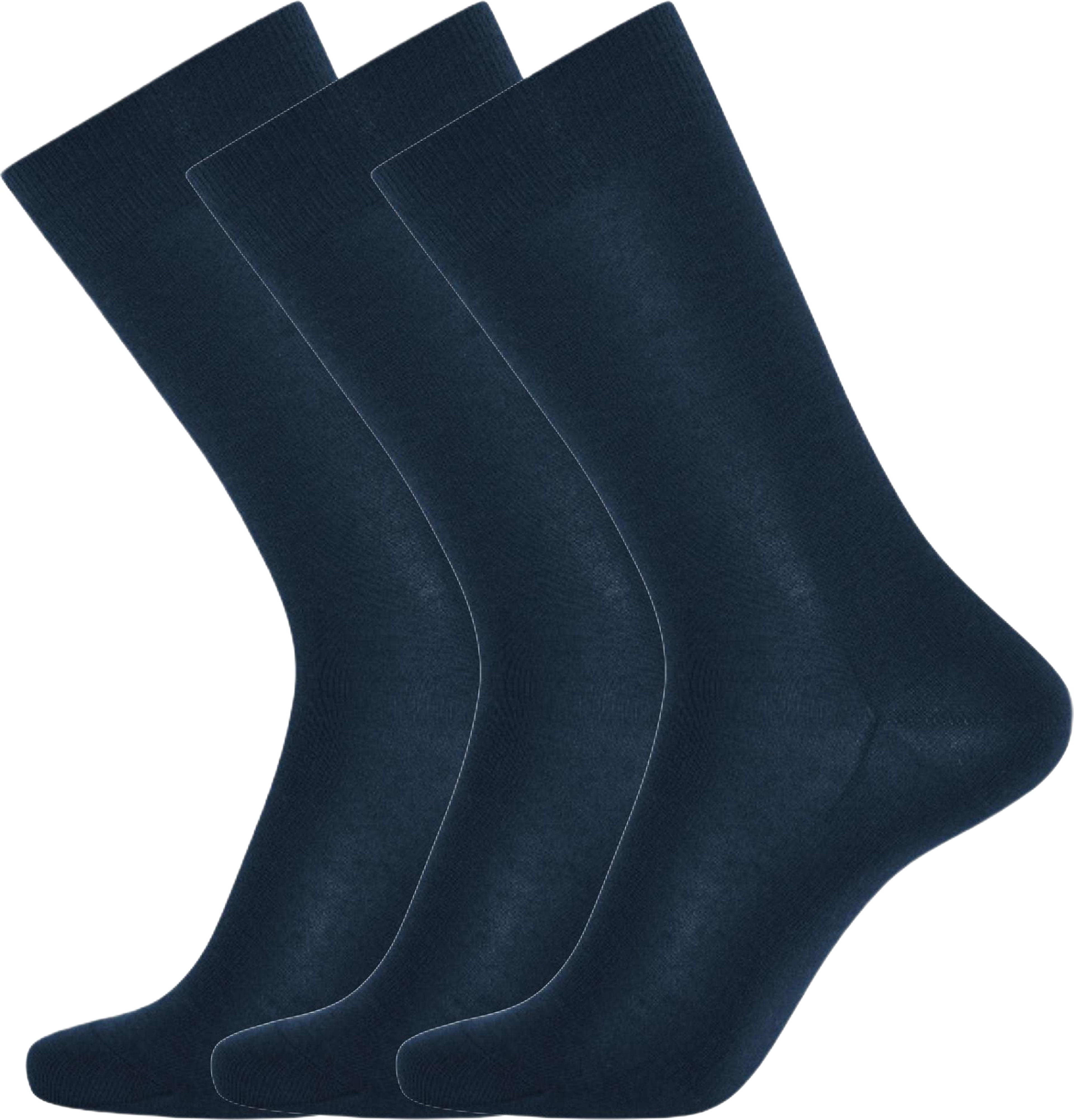 Ekologisk Ull, Strumpor, 3-pack, Navy