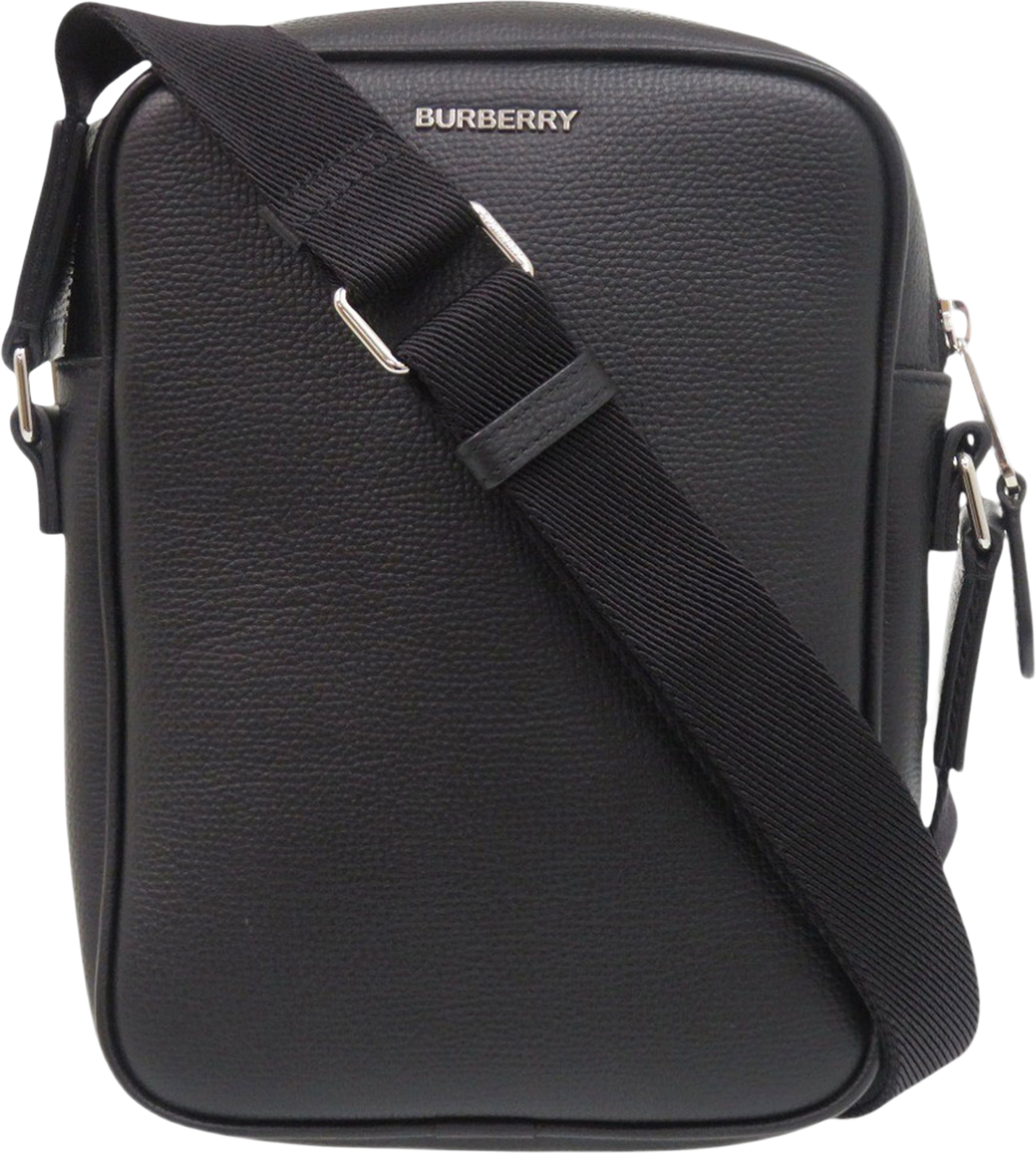 Burberry Leather Paddy Crossbody, från Luxclusif, i färgen black. Klicka för att öppna bilden i stort format
