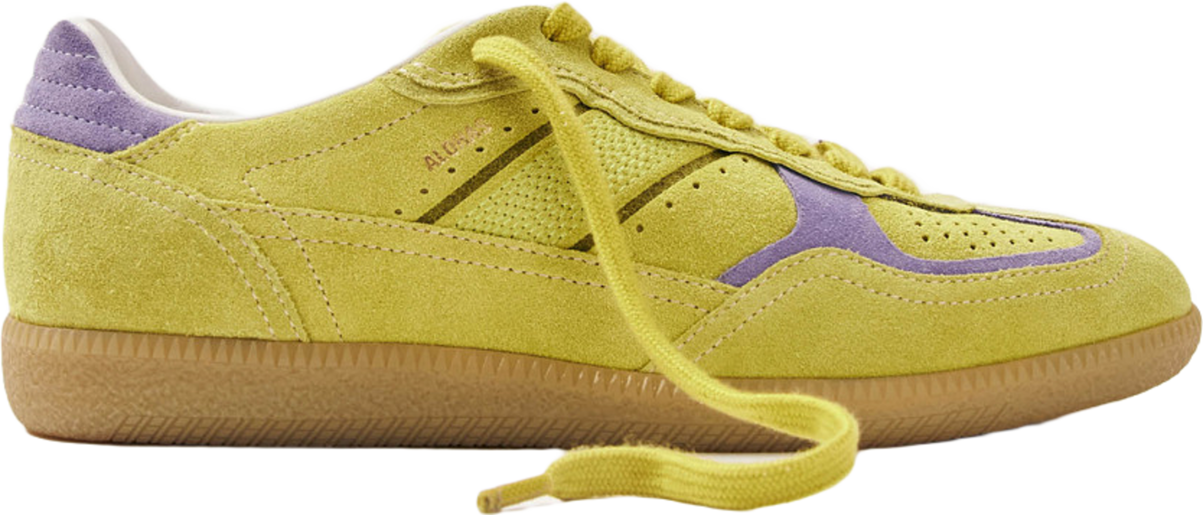 Tb.490 Rife Acid Green Leather Sneakers