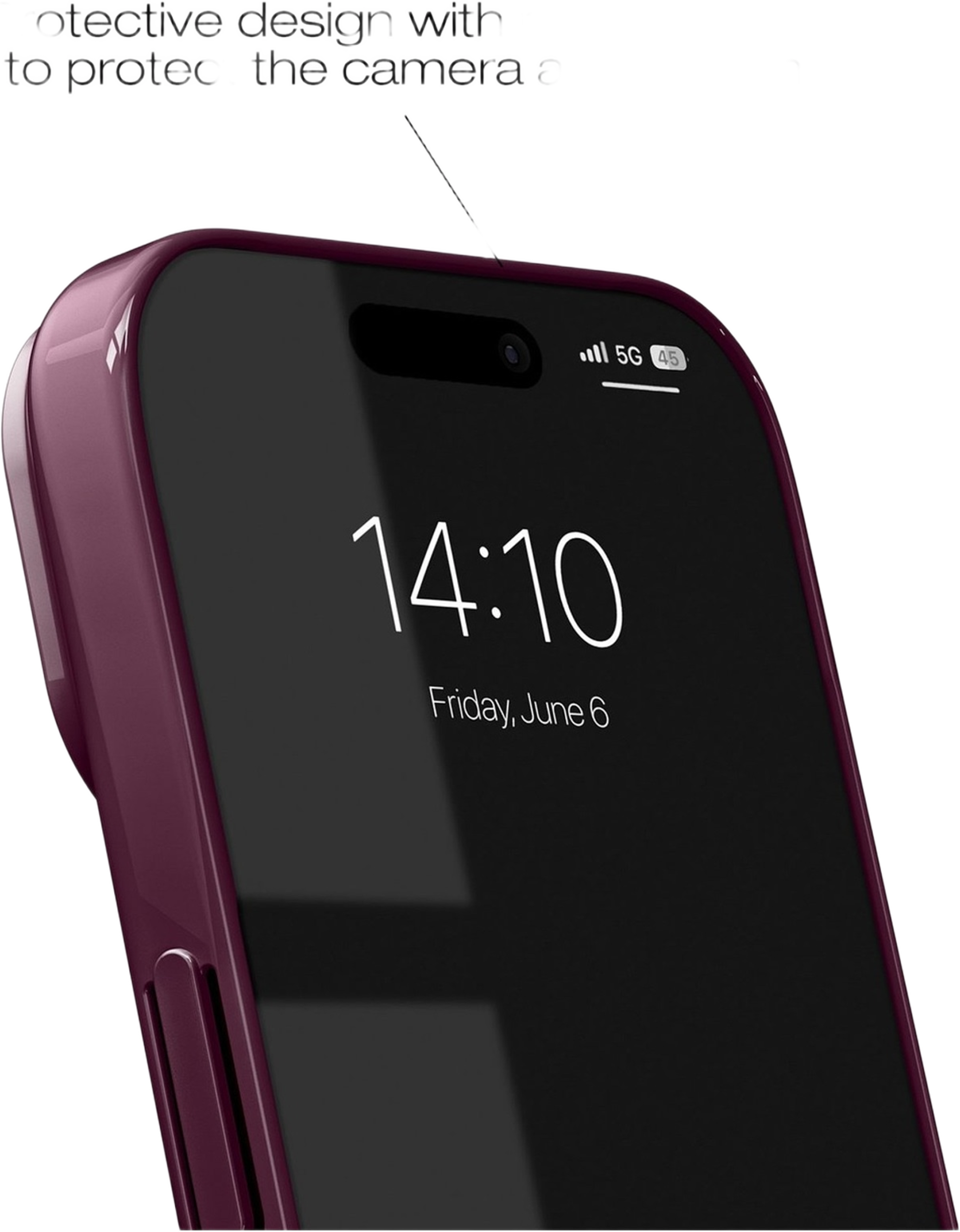 Slim Case Magsafe Iphone, från Ideal Of Sweden, i färgen cherry. Klicka för att öppna bilden i stort format