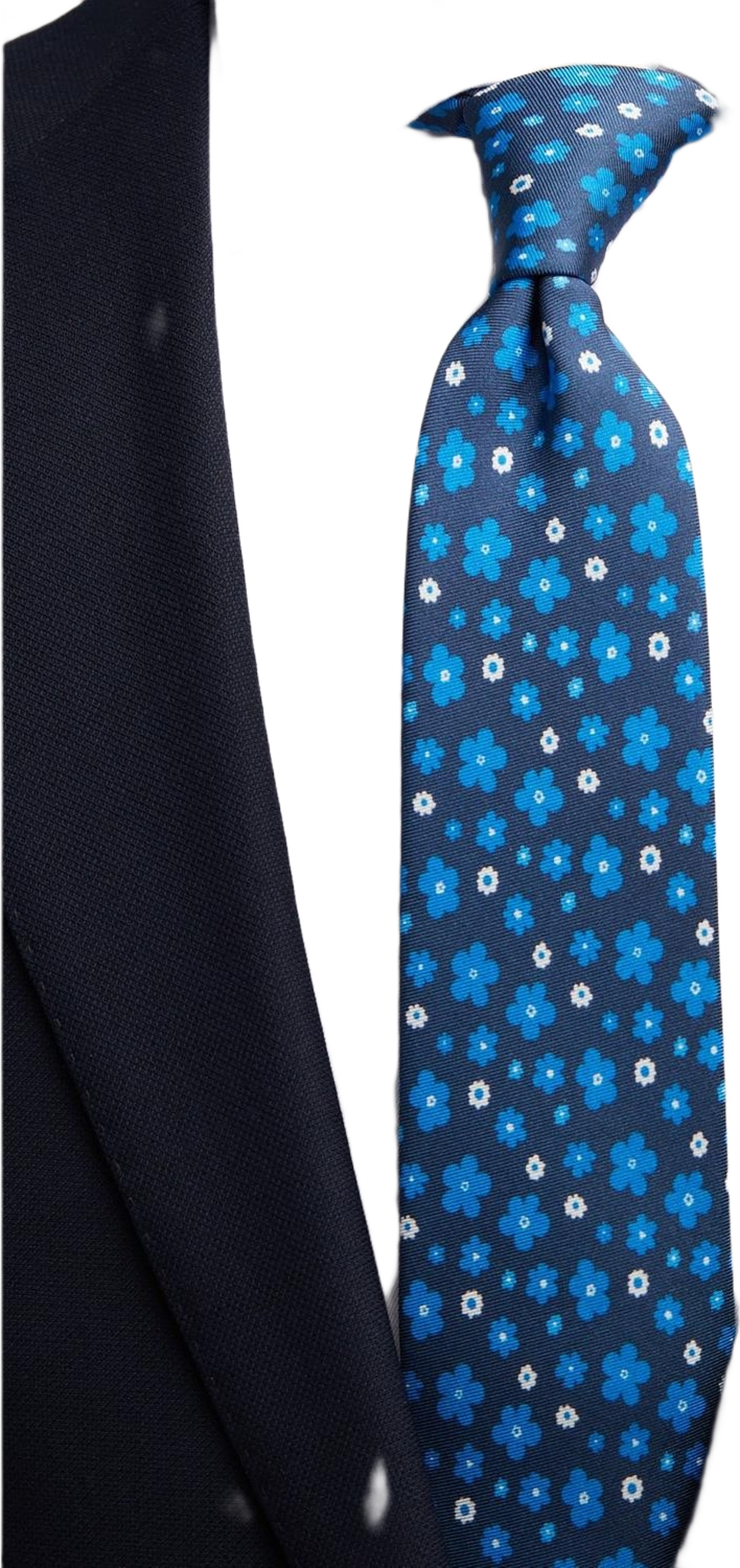 Tie Floral, från John Henric, i färgen blue. Klicka för att öppna bilden i stort format