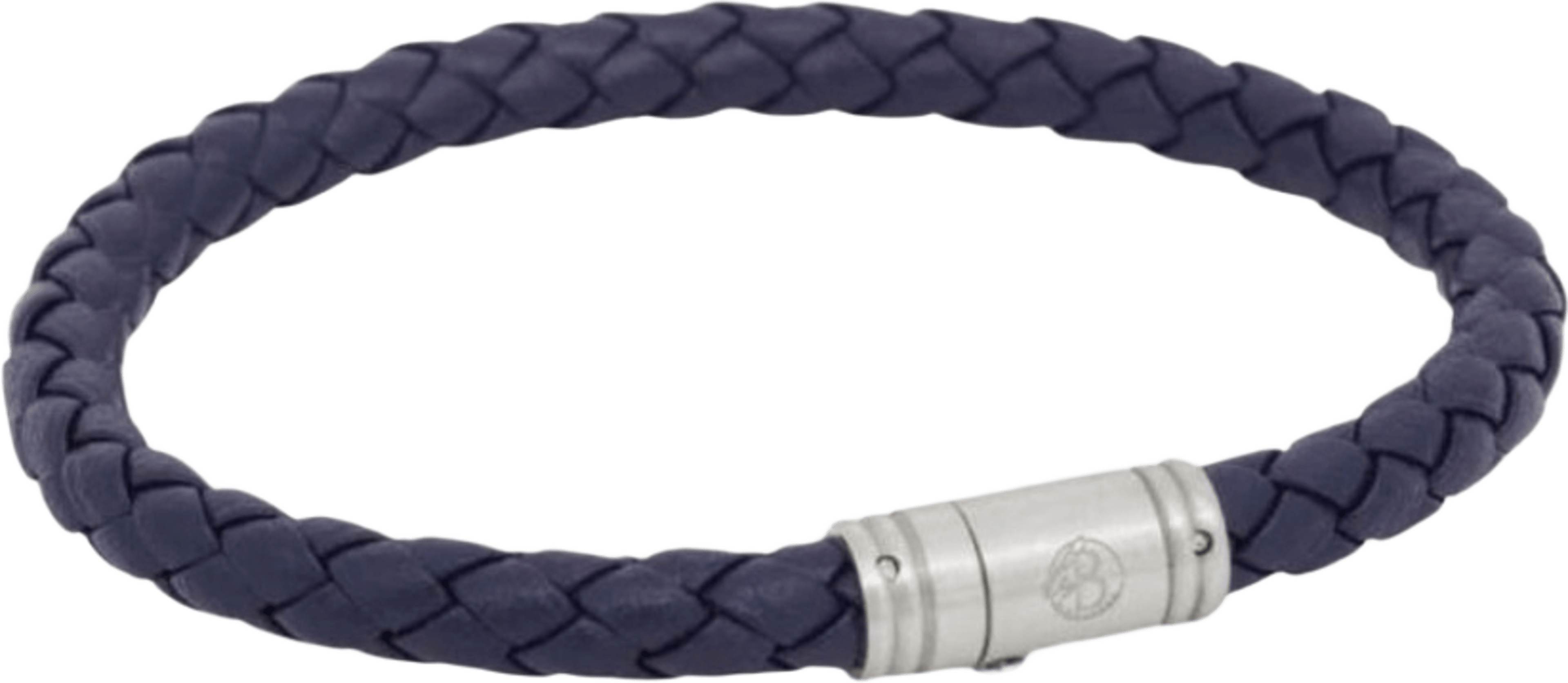 Liam Läderarmband, från by BILLGREN, i färgen blue/stainless steel. Klicka för att öppna bilden i stort format
