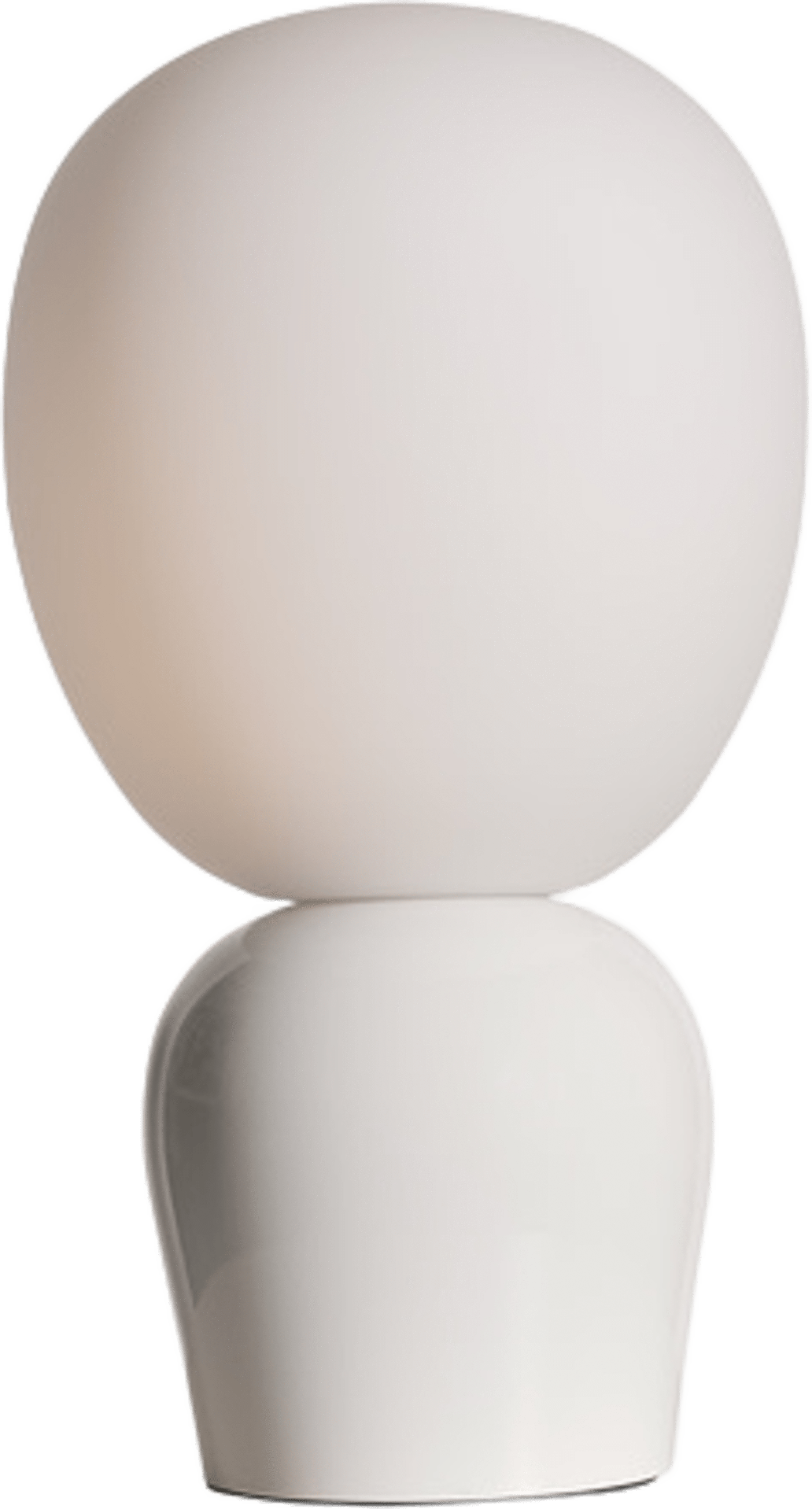 Bordslampa Buddy, från Belid, i färgen blank vit/opal glas. Klicka för att öppna bilden i stort format