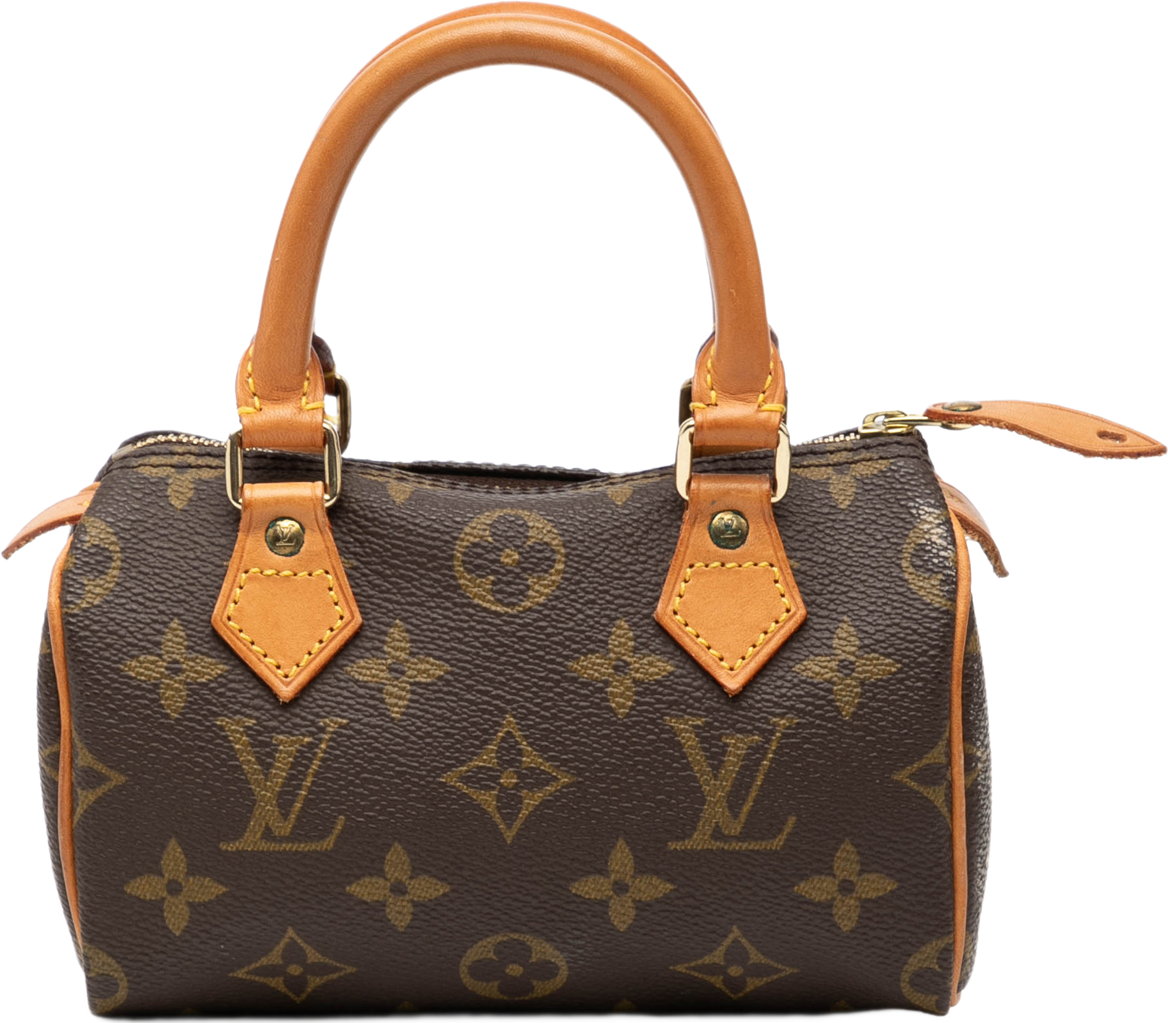 Louis Vuitton Monogram Mini Speedy Hl, från Luxclusif, i färgen brun. Klicka för att öppna bilden i stort format