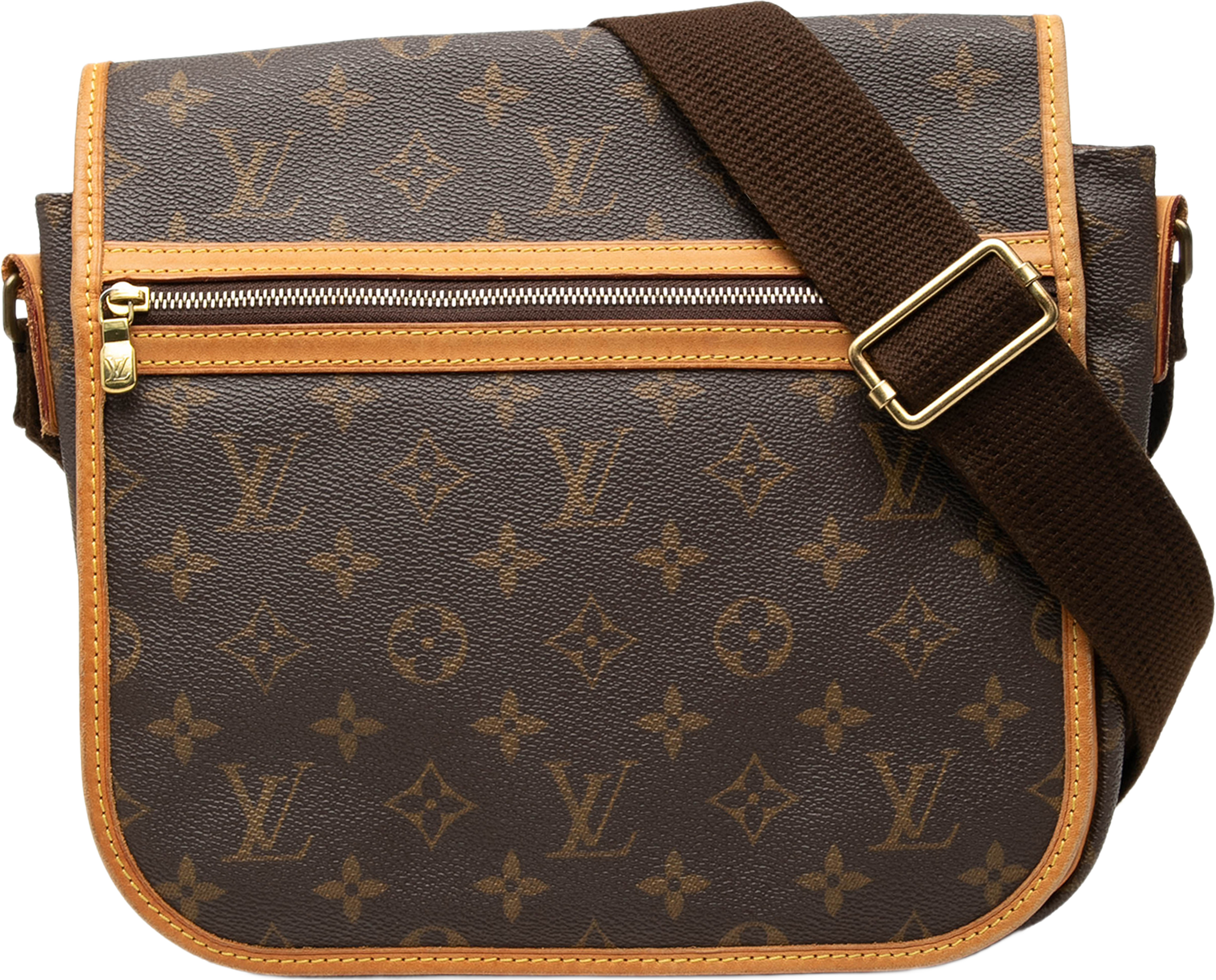 Louis Vuitton Monogram Bosphore Pm, från Luxclusif, i färgen brun. Klicka för att öppna bilden i stort format