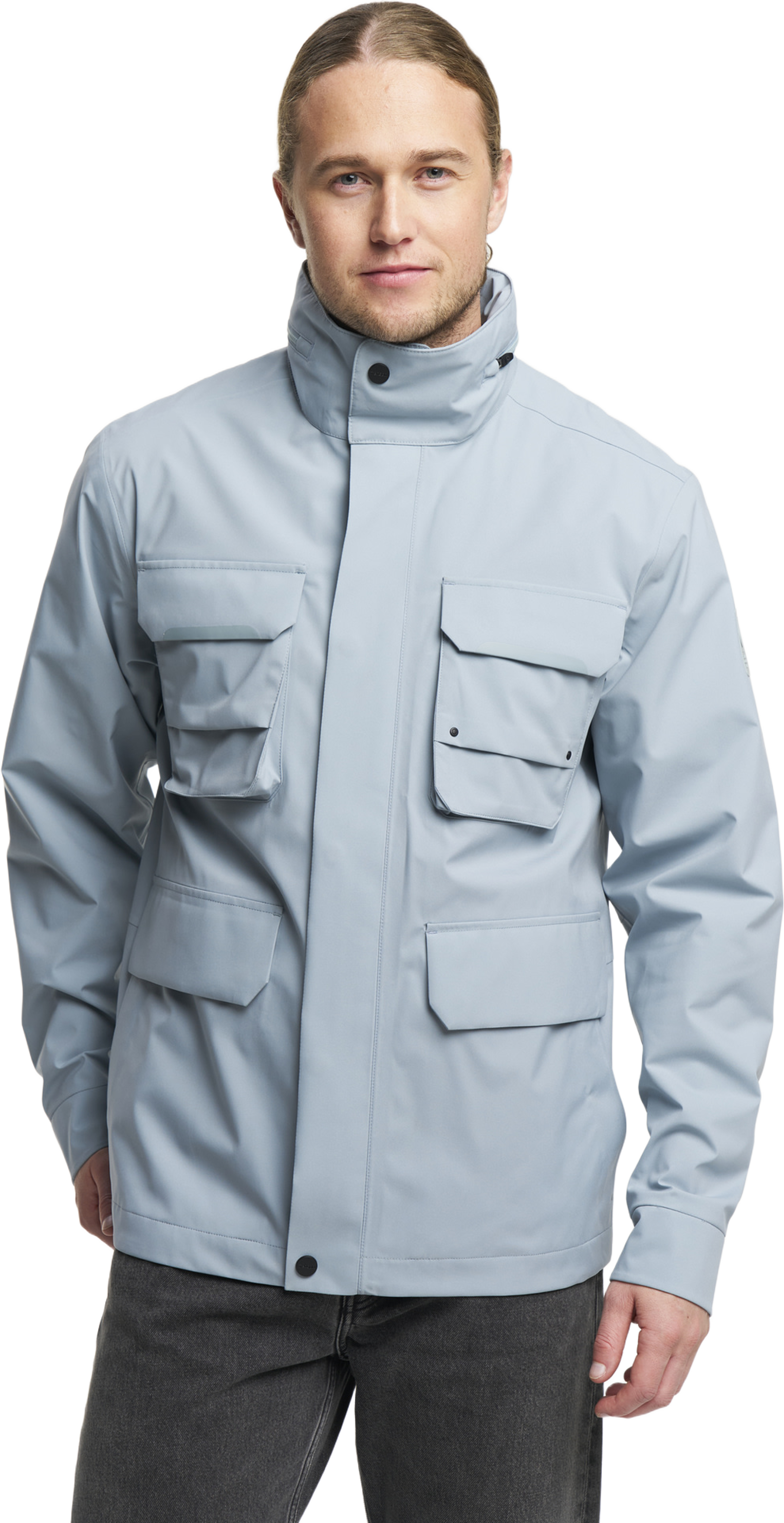 Reporter Jacket Men, från Tenson, i färgen blågrå. Klicka för att öppna bilden i stort format