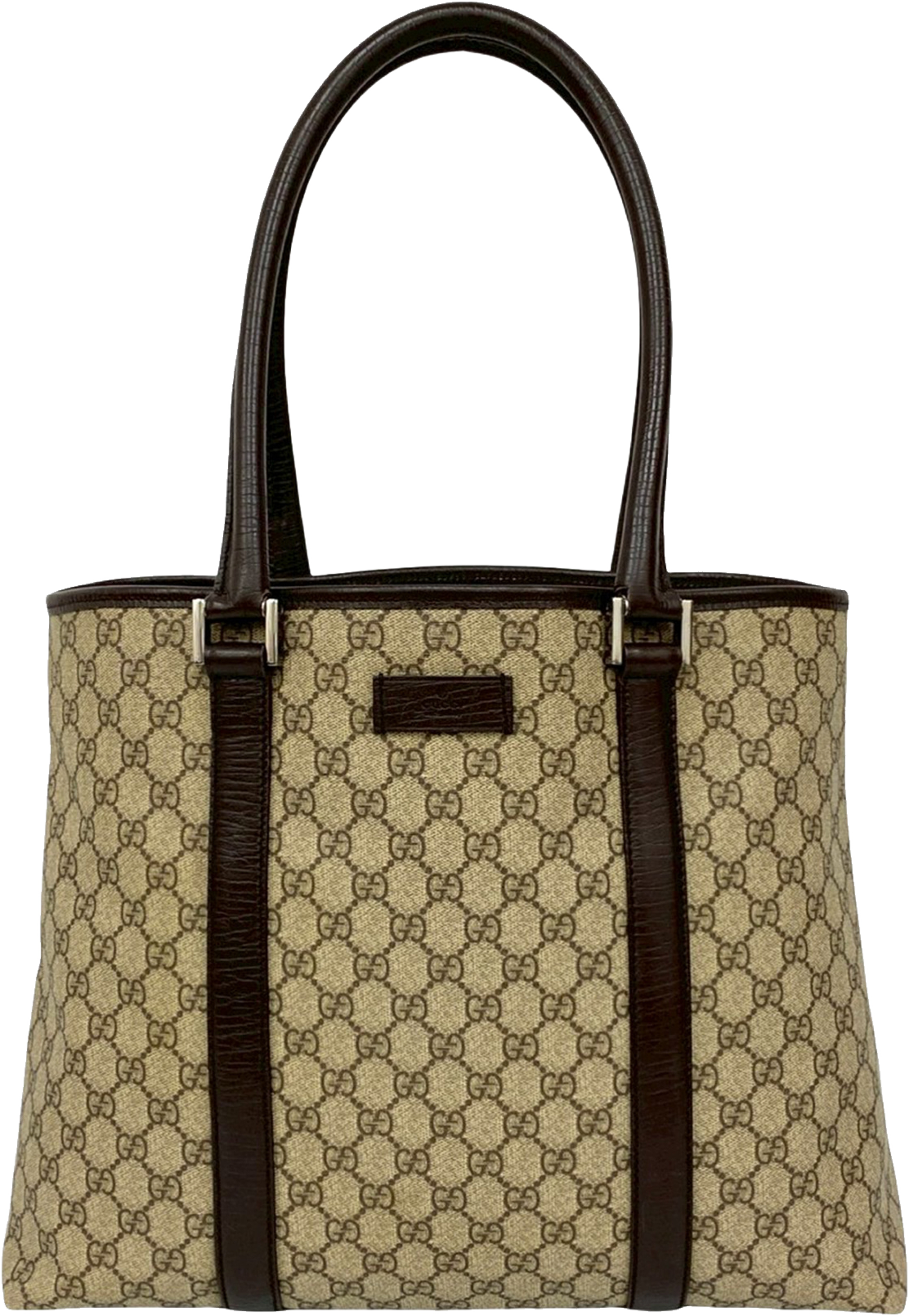 Gucci Gg Supreme Tote, från Luxclusif, i färgen brown. Klicka för att öppna bilden i stort format