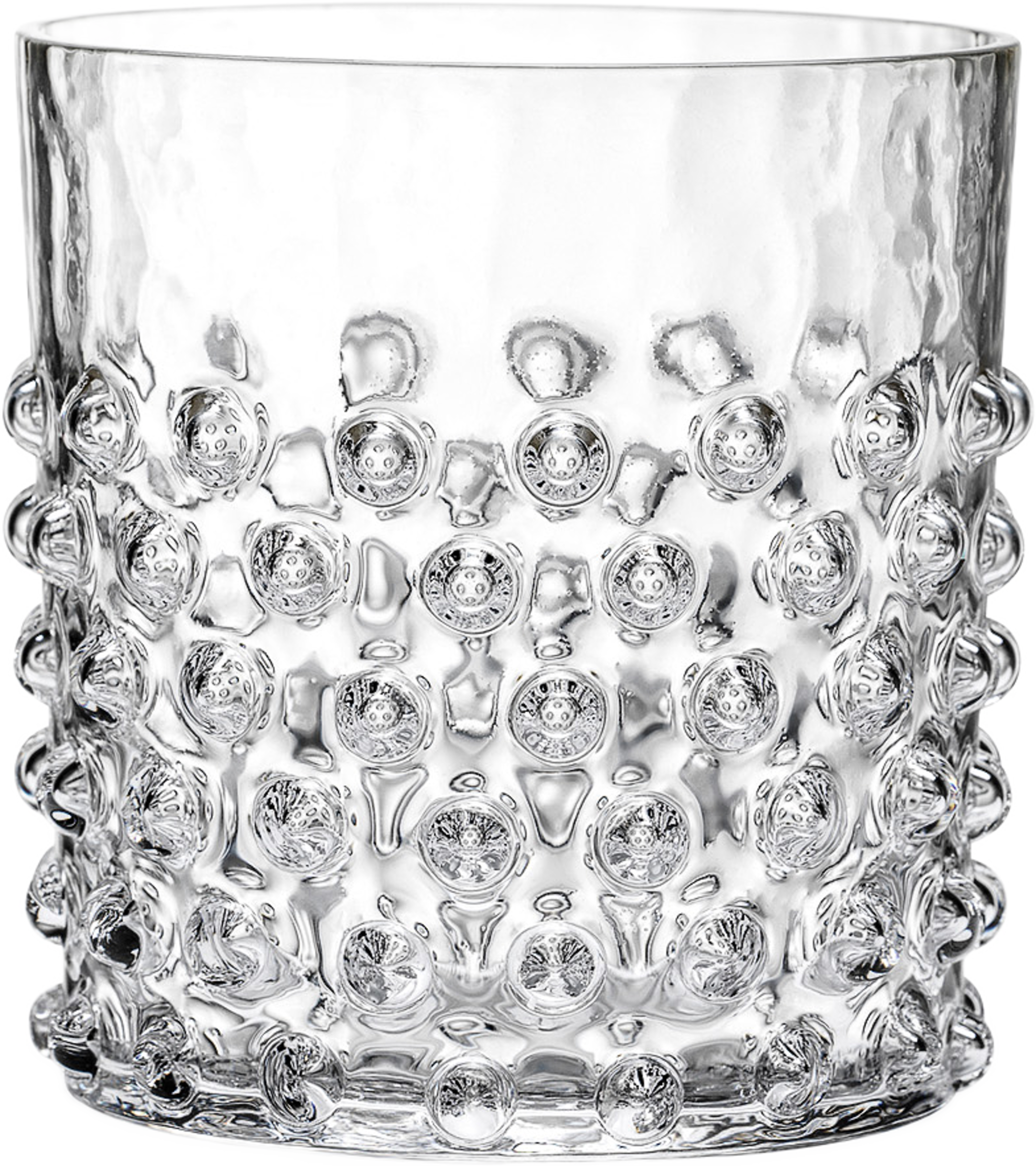 Cecilia Drickglas, Korta, 2-pack, från In Flore, i färgen clear white. Klicka för att öppna bilden i stort format